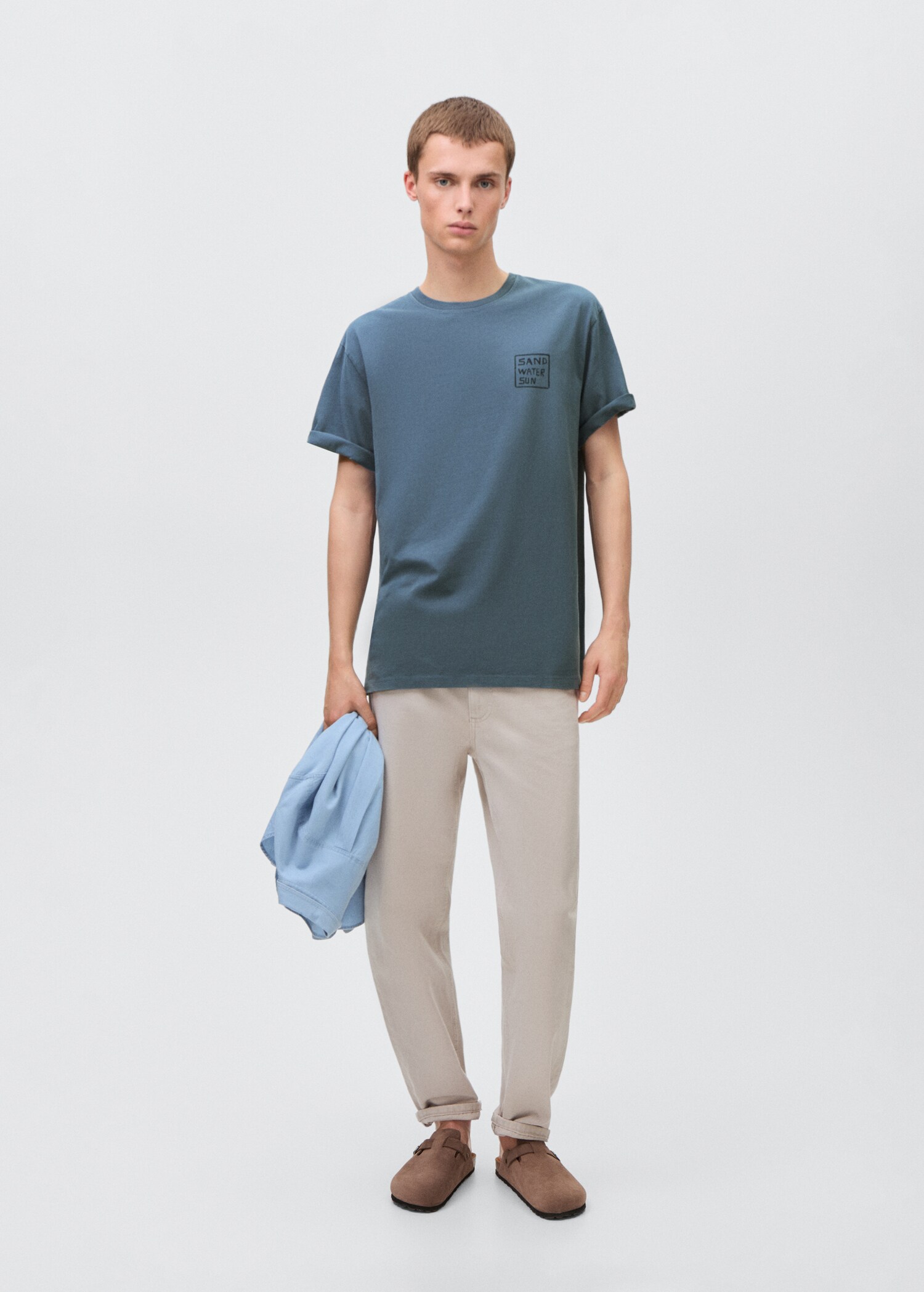 T-shirt en coton imprimé - Plan général