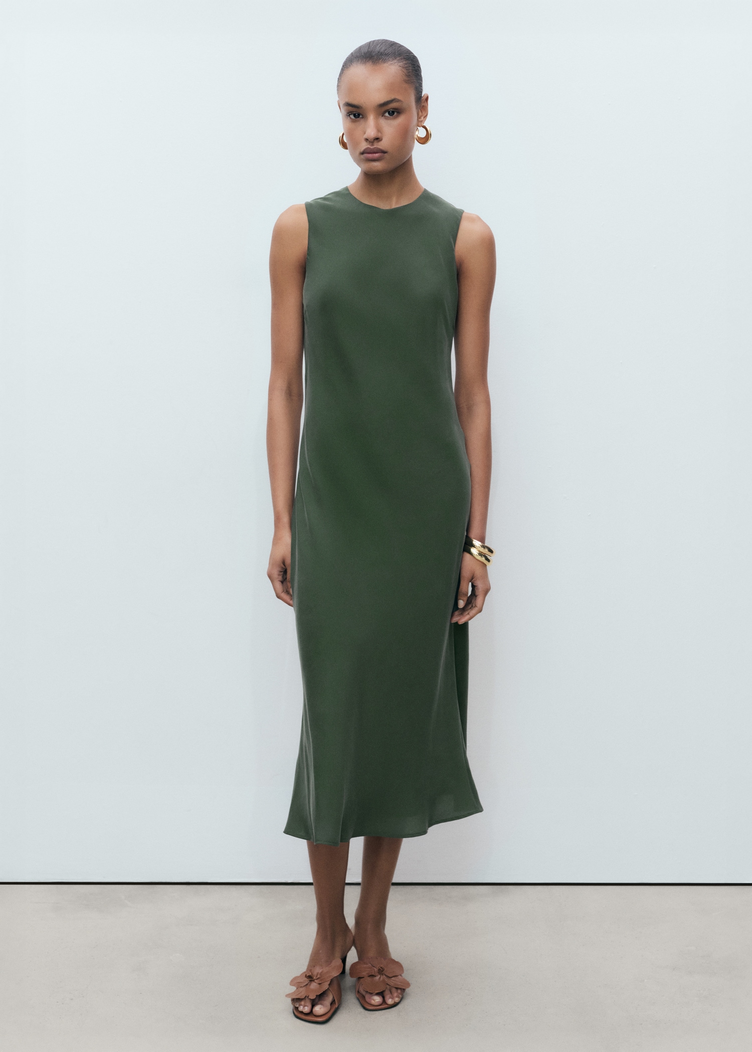 Shift midi dress - General plane