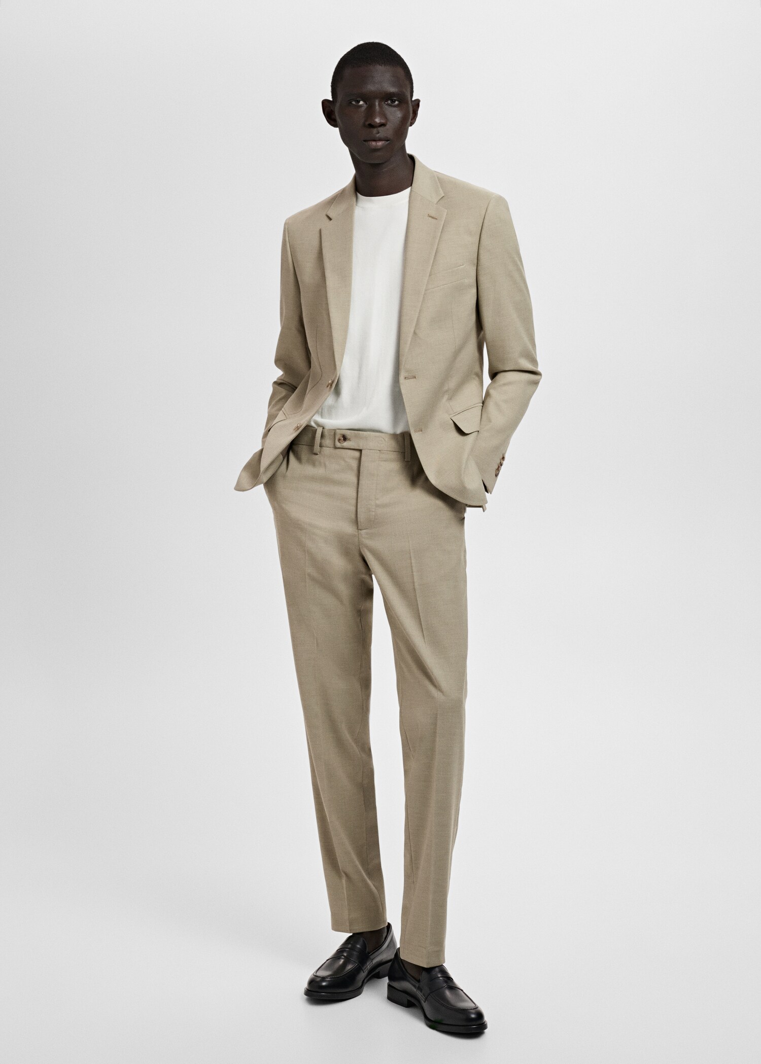 Milan slim fit kostymbyxor - Allmän bild