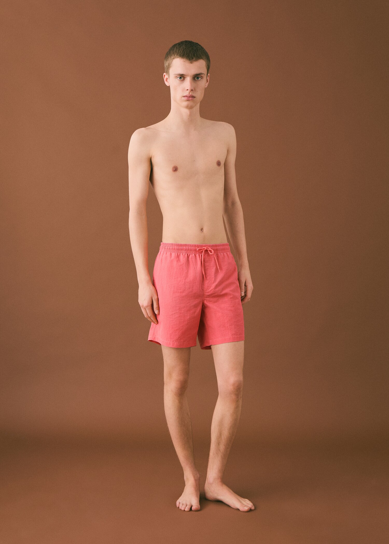 Textured lace swimsuit - General plane
