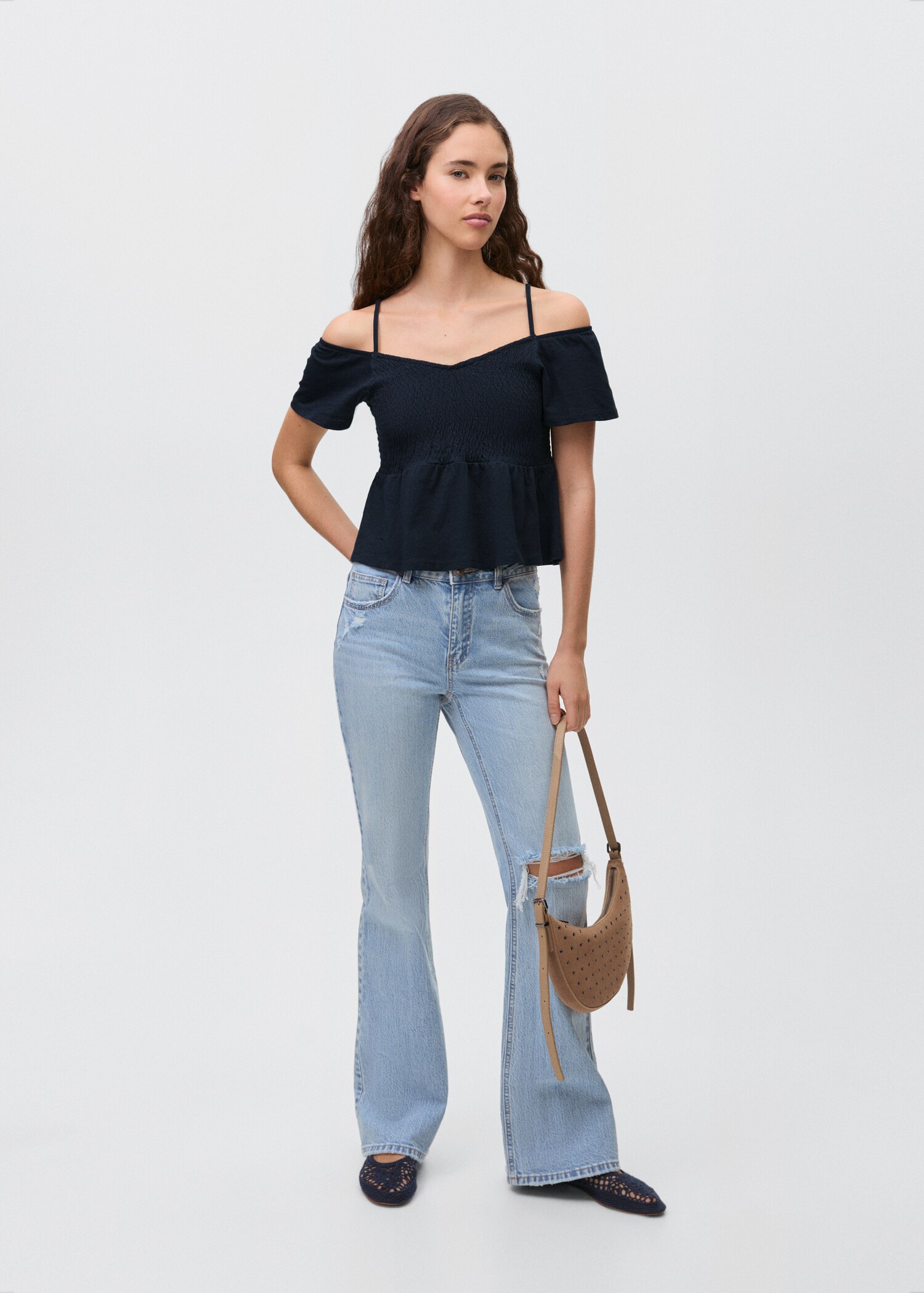 Ruffled top - General plane
