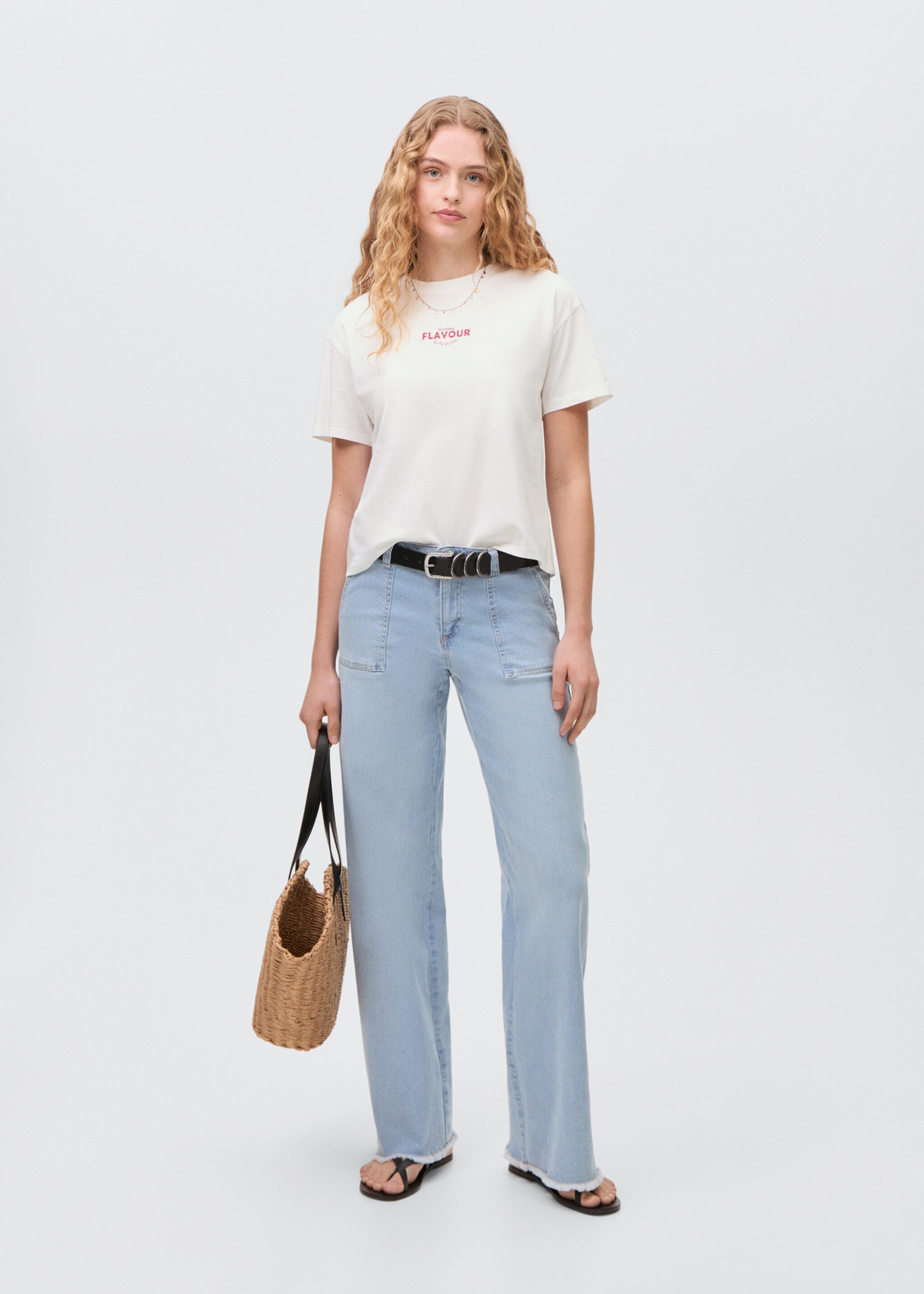 Short-sleeved printed t-shirt - General plane