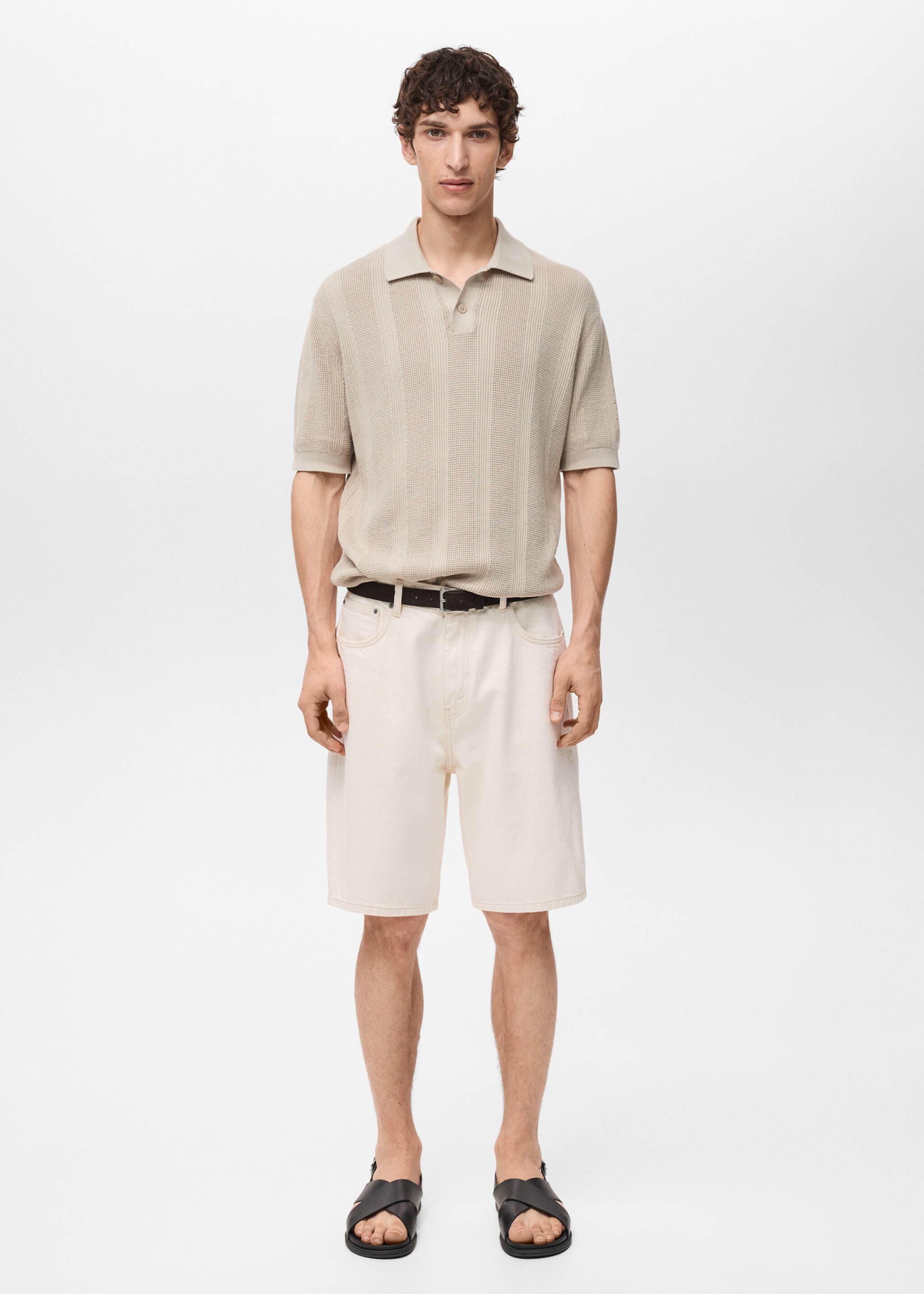 Relaxed-Fit-Jeans-Bermudashorts - Allgemeine Ansicht
