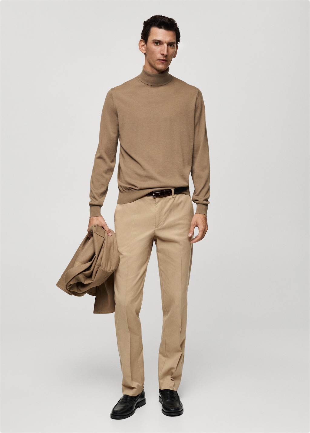 Regular-fit cotton pants