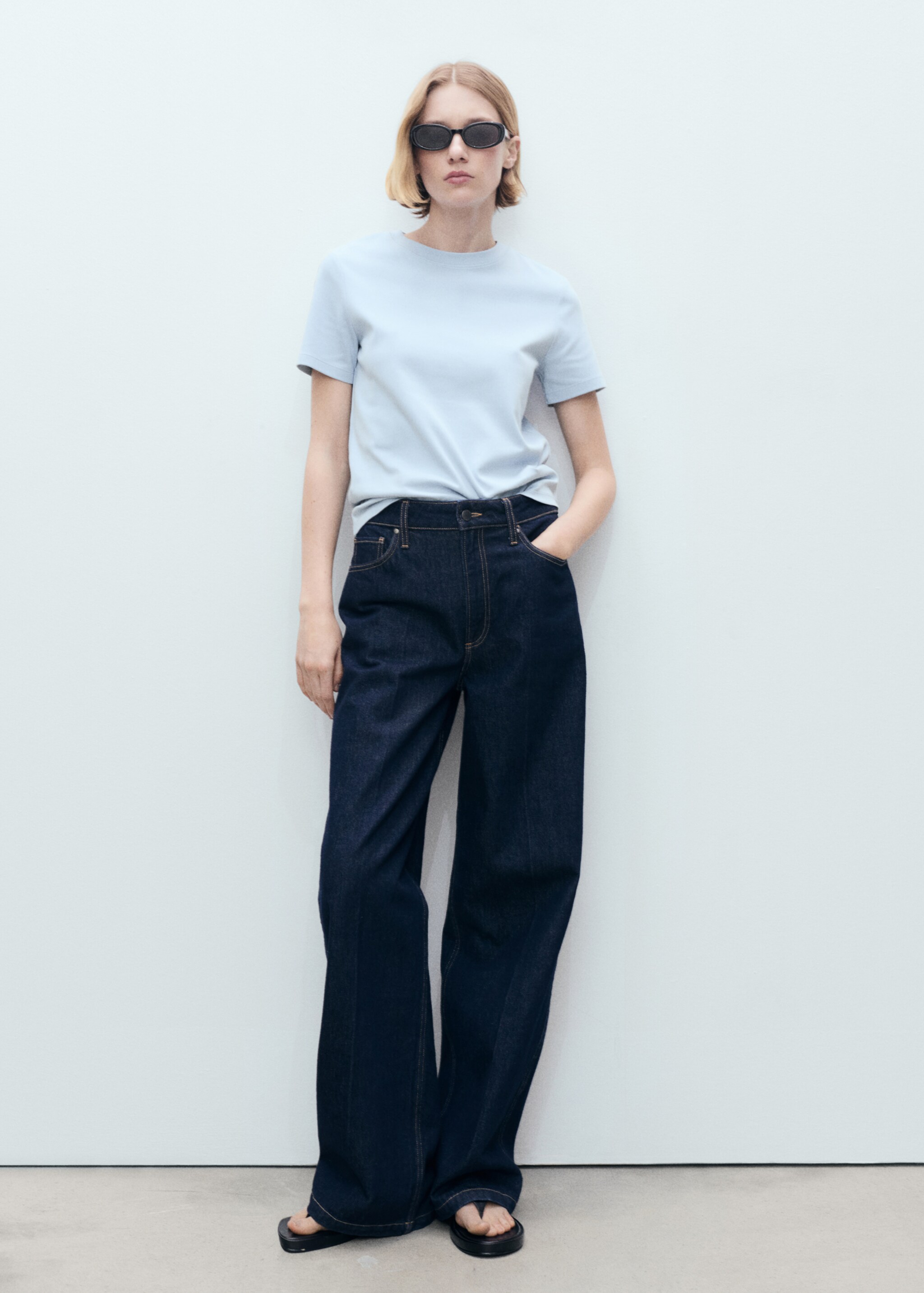 Short-sleeved cotton t-shirt - General plane