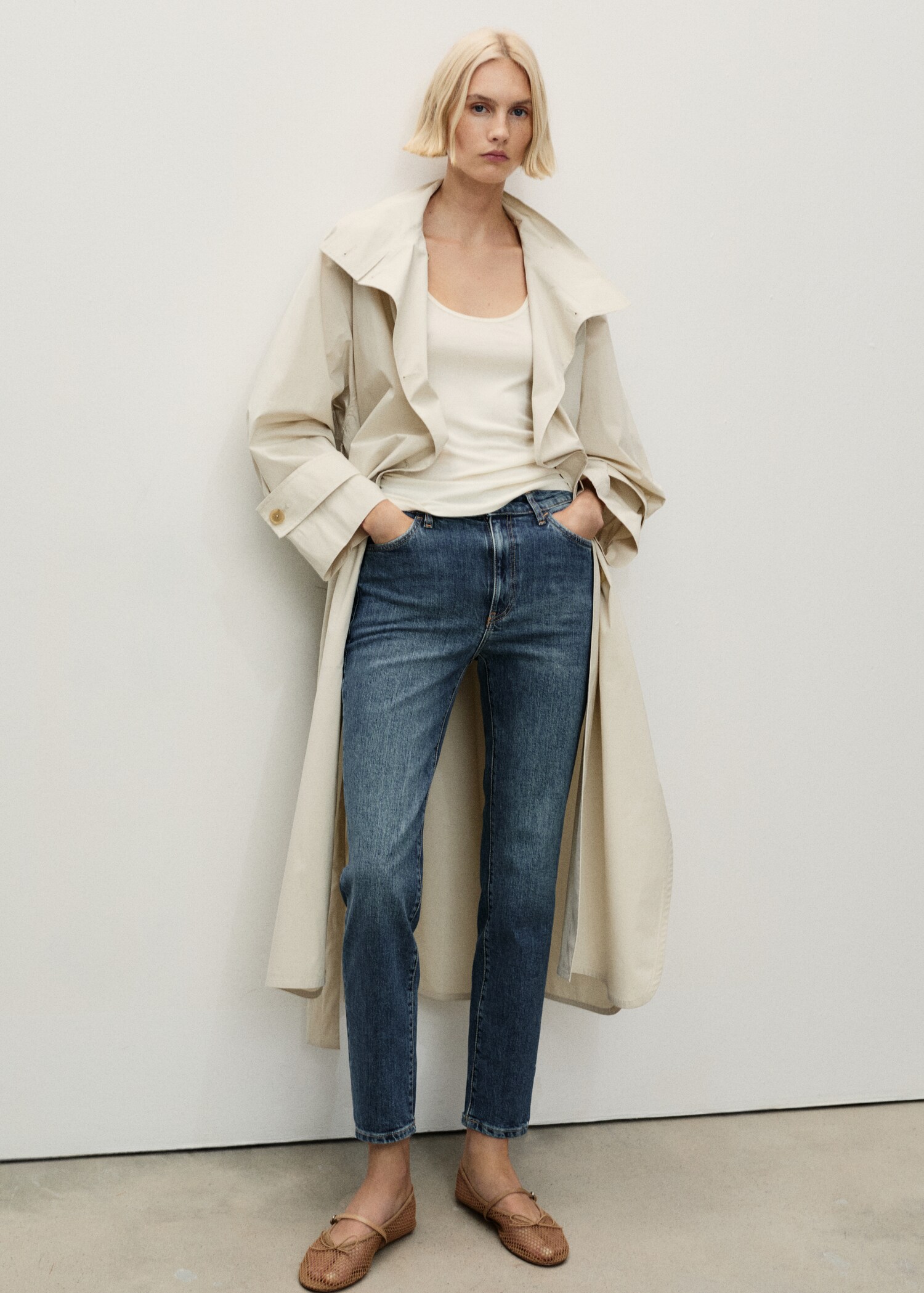 Slim-Jeans in Cropped-Länge Claudia - Allgemeine Ansicht
