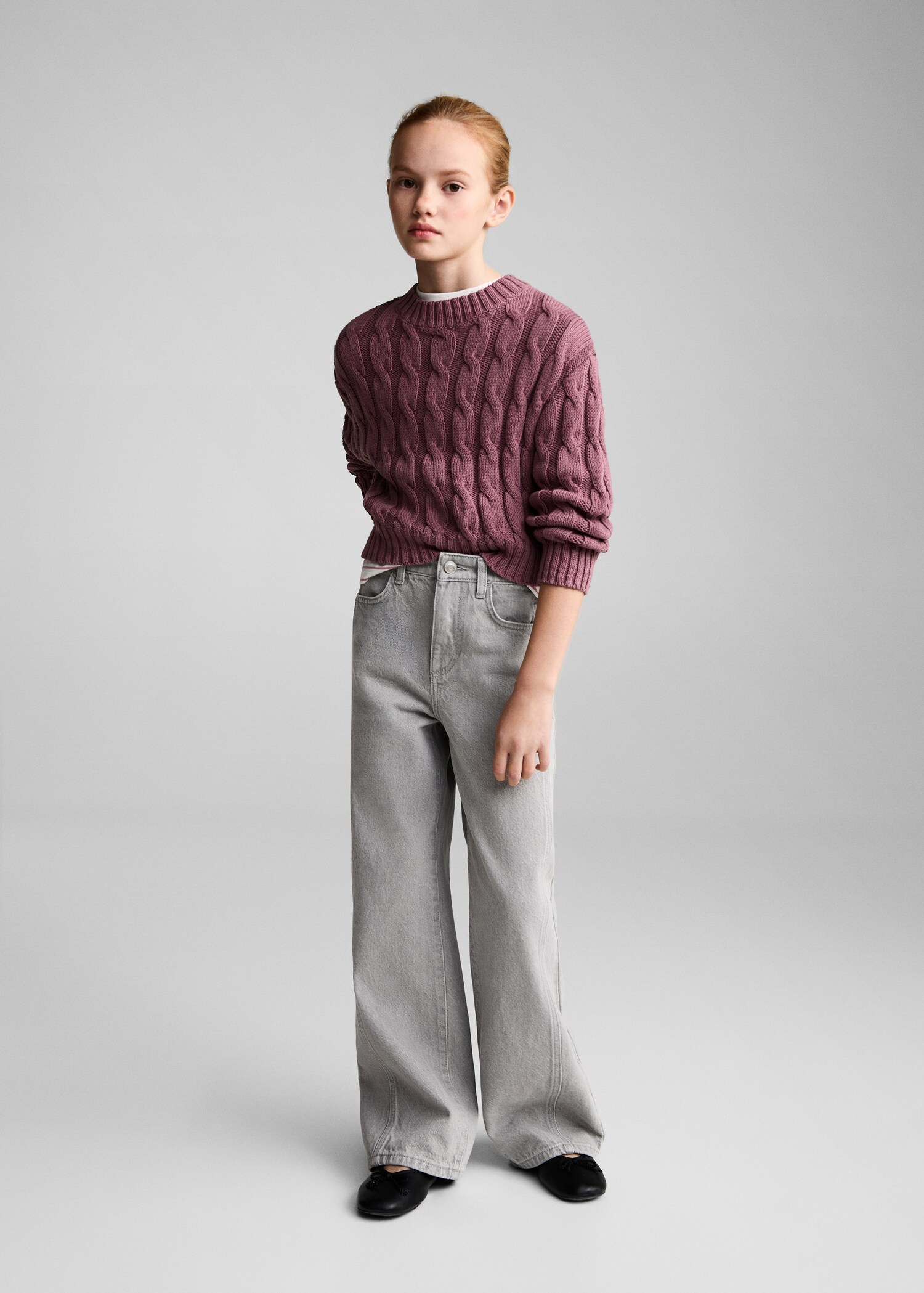 Braided knitted sweater - General plane