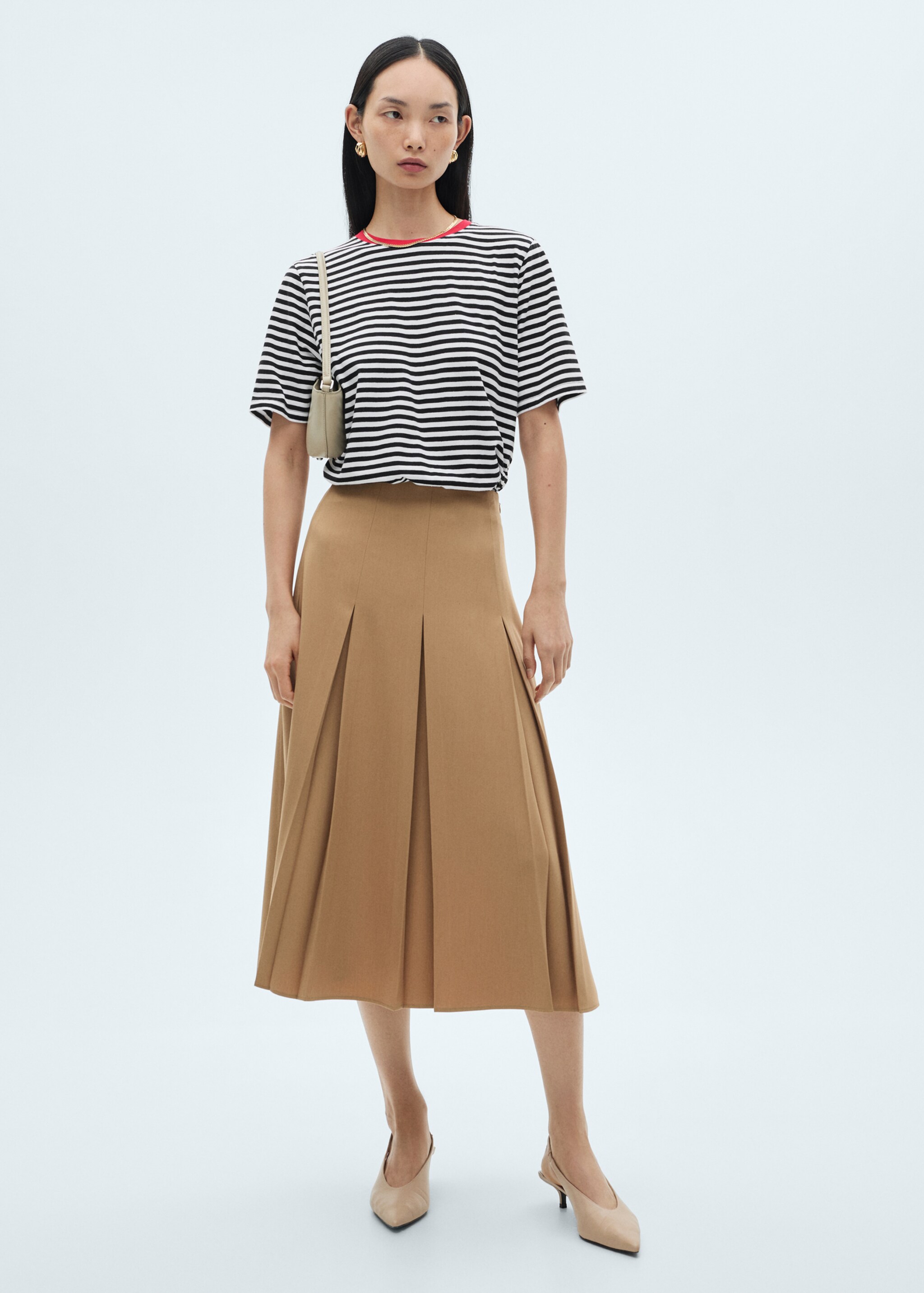 Striped cotton T-shirt - General plane