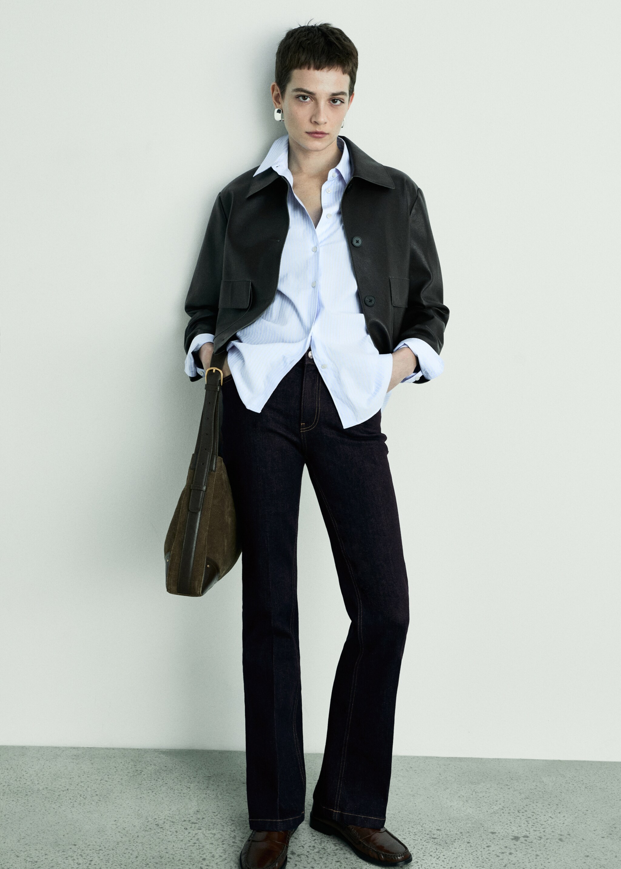 Rinse-wash flared jeans - Overzichtstekening
