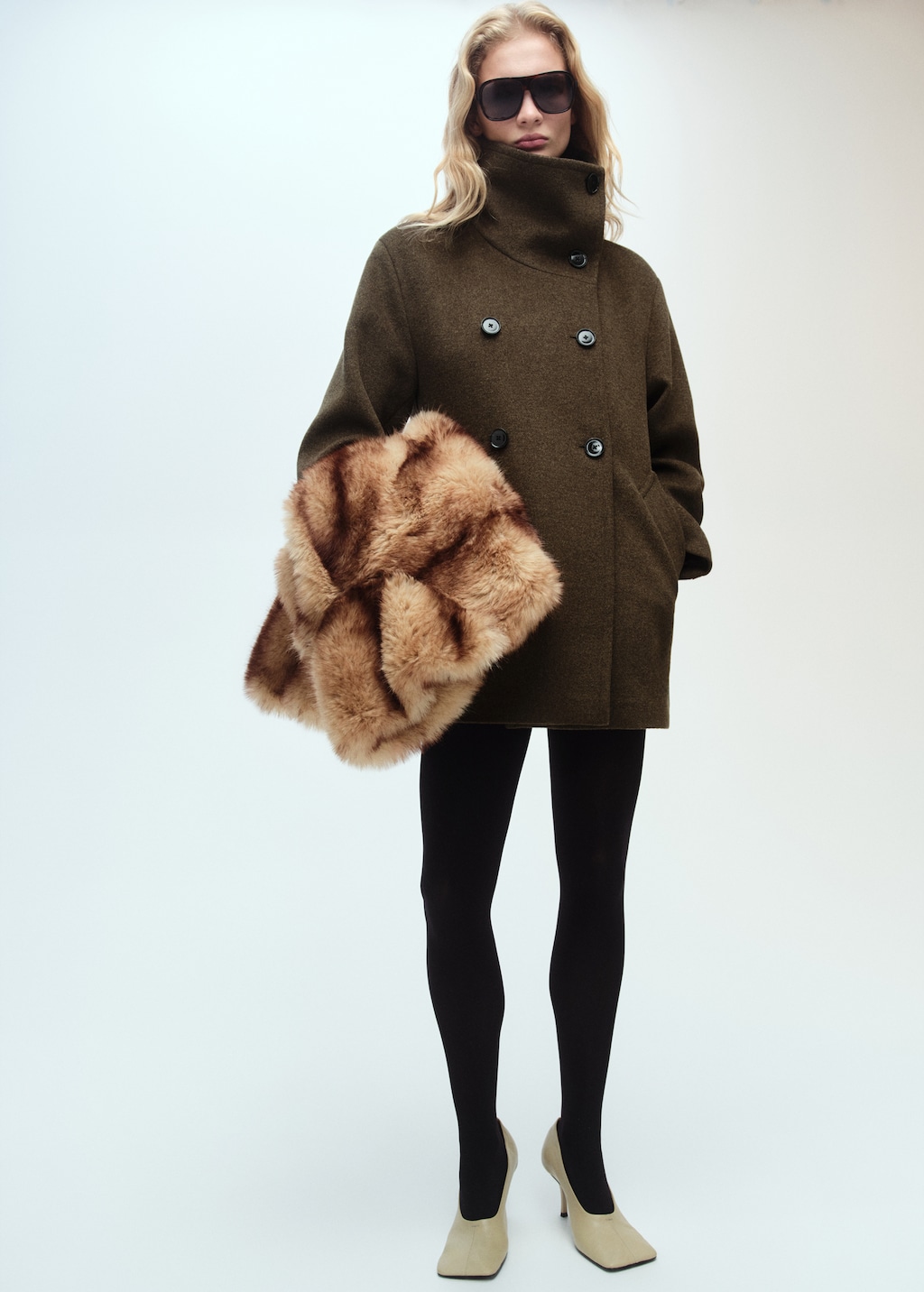 Double breasted wool coat Women MANGO United Kingdom