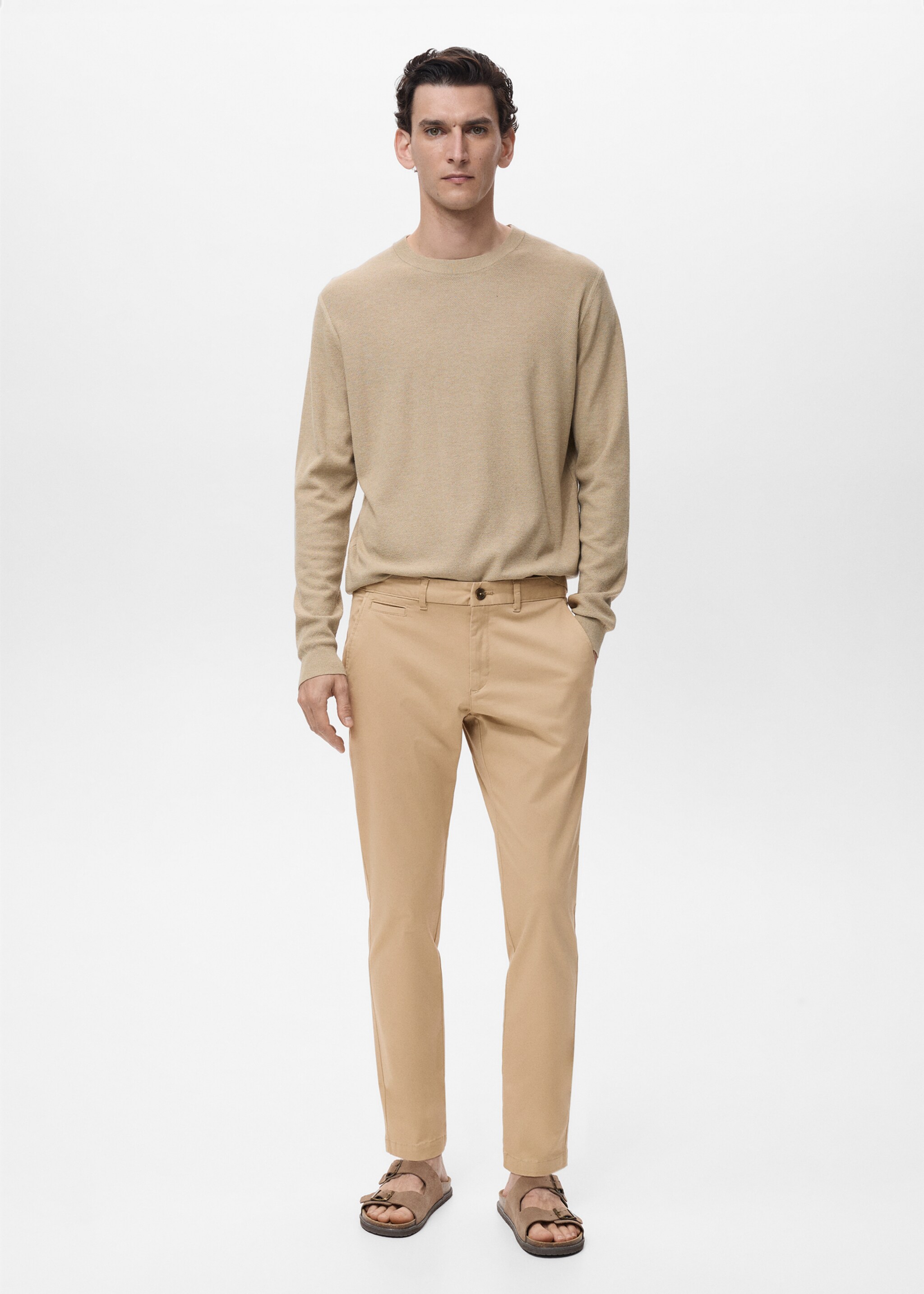 Pantalon Prato chino cropped tapered - Plan général