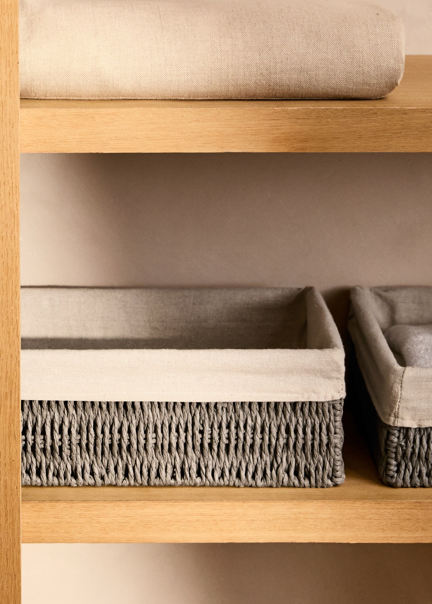 Large rectangular paper basket - General plane