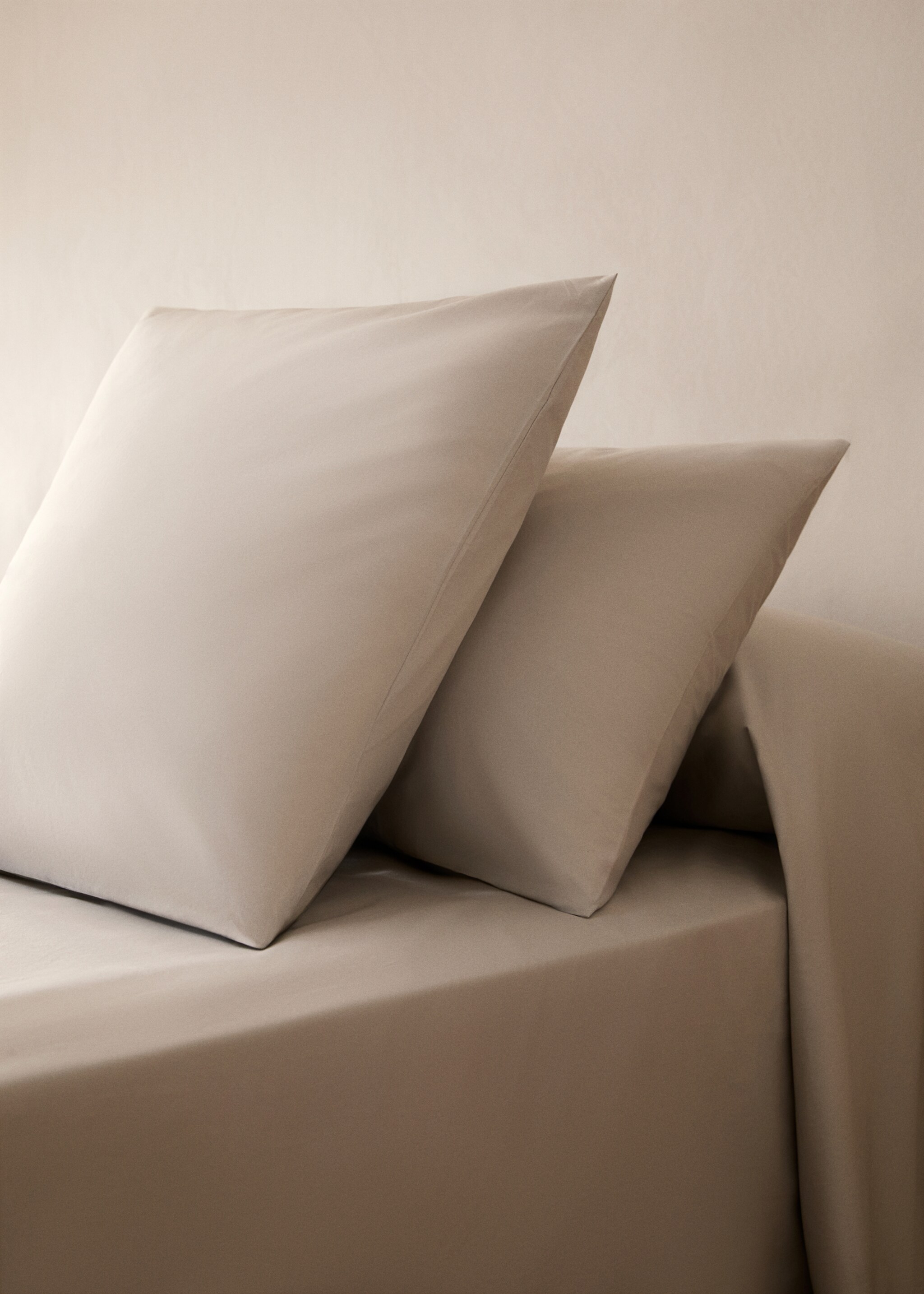 Percale cotton pillow case 50x75cm - General plane