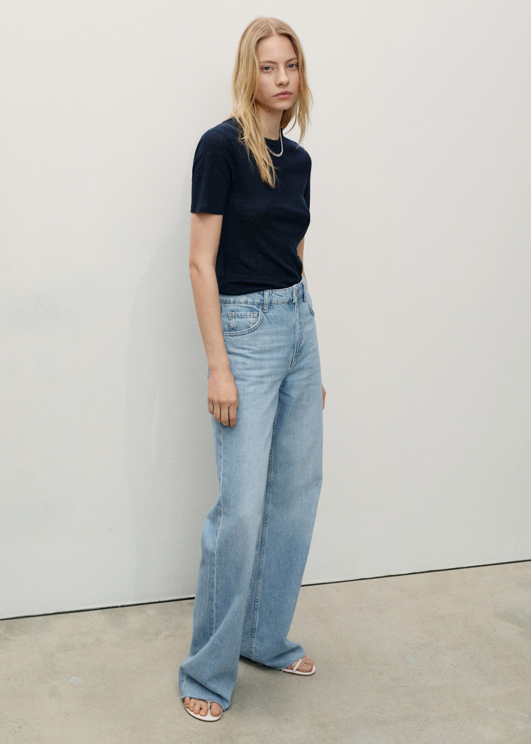 Danila wideleg high-rise jeans - General plane