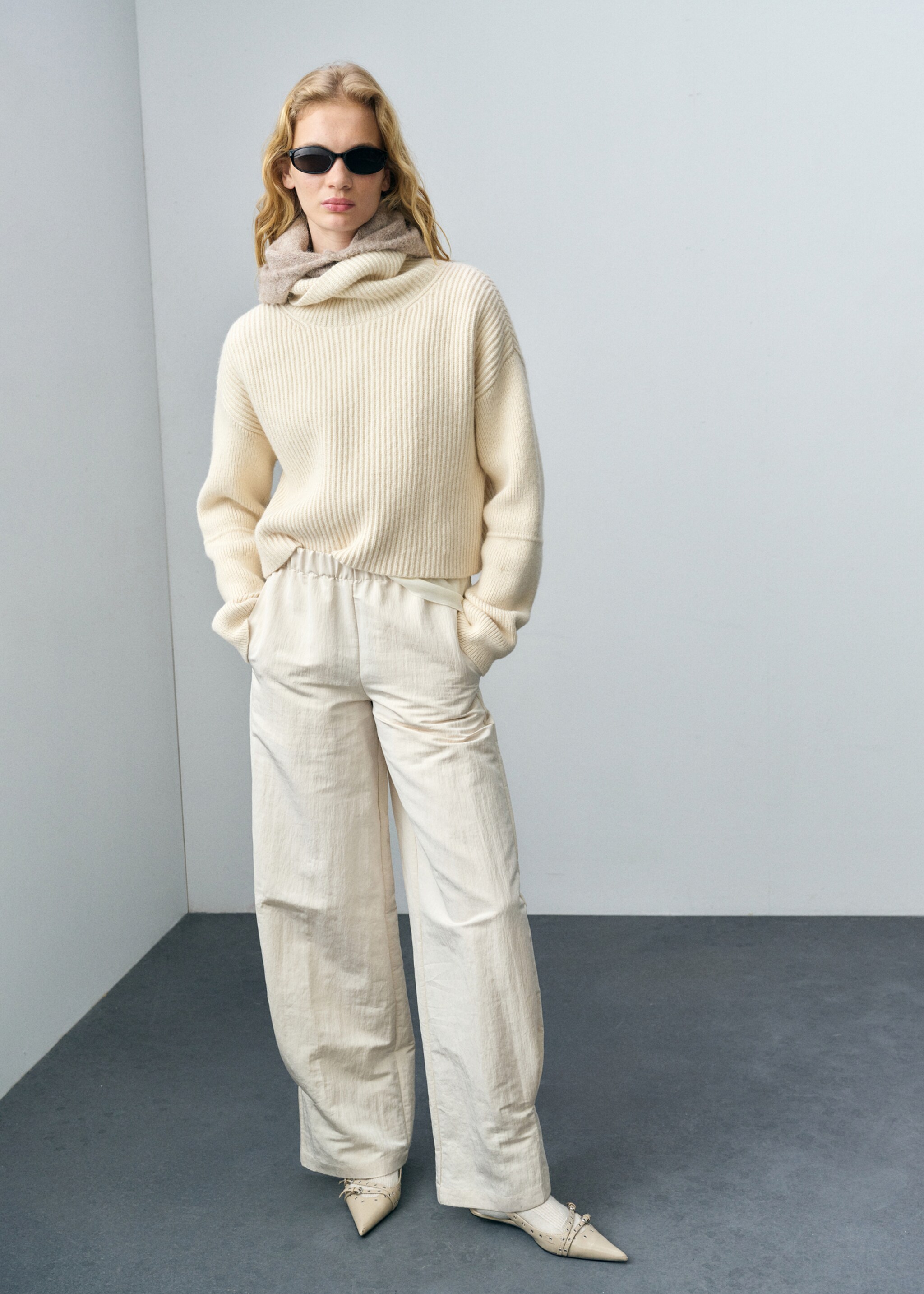 Wool blend turtleneck sweater - General plane