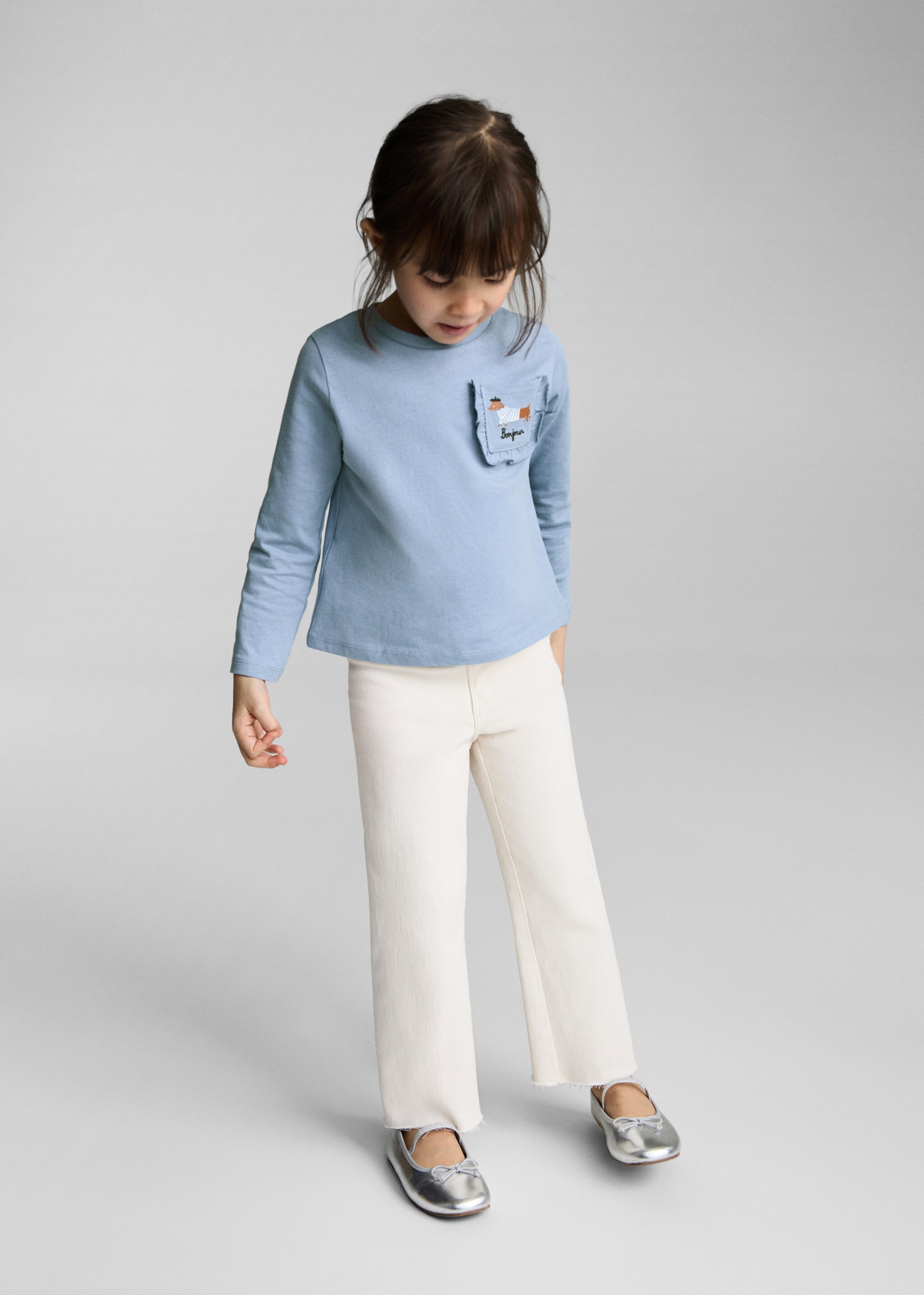 Camiseta bolsillo parche - Plano general