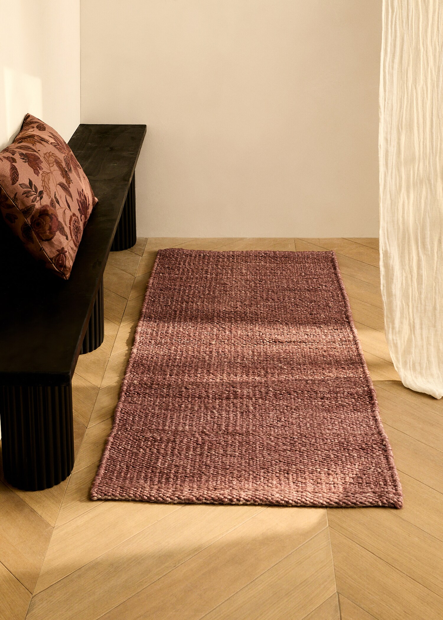 Tapis en jute tressé overdyed - Plan général