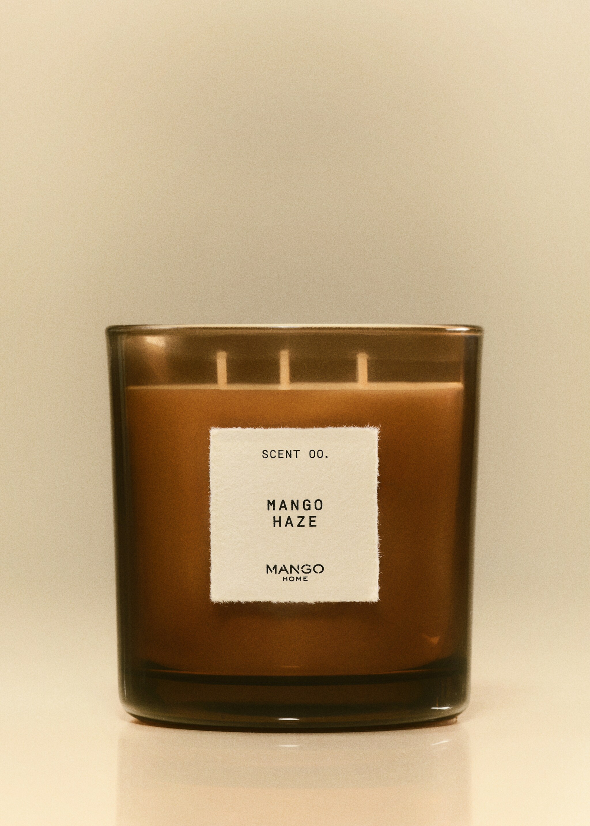 MANGO HAZE scented candle 500 g - General plane, Brown. Ref: 87023323-00.