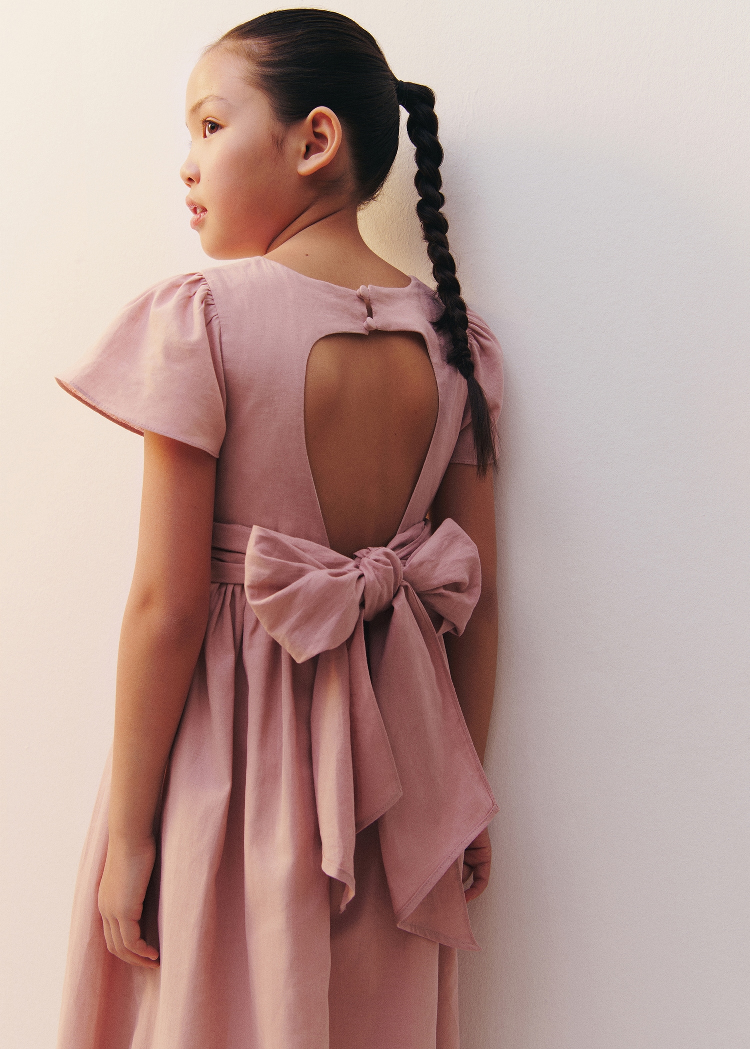 Vestido Lino Vestidos Fiesta Niña Mango Comunión Vestidos