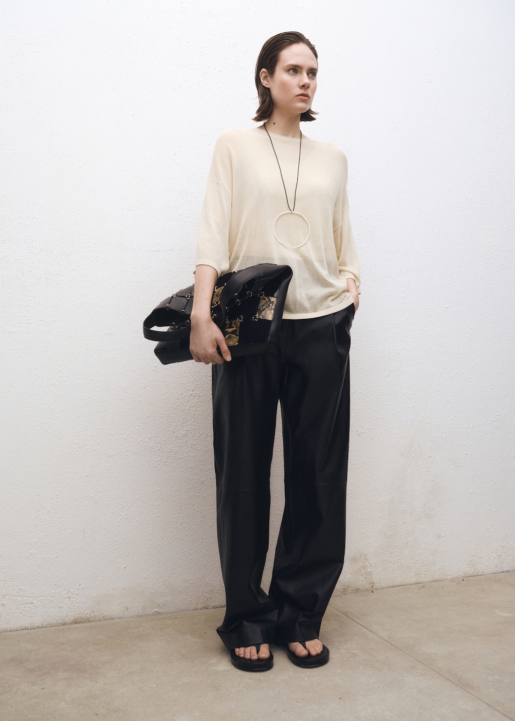 Oversize short sleeve sweater - image 2