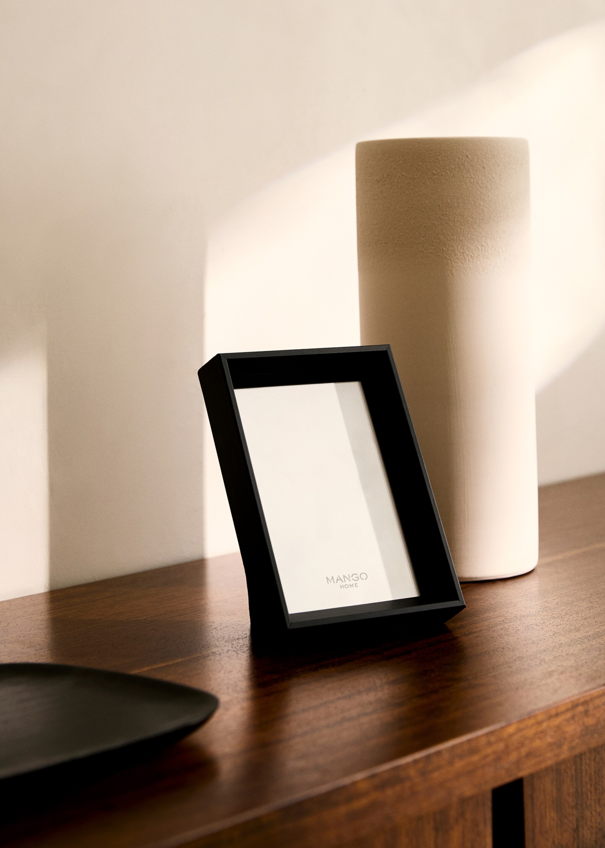 Small bevelled wood frame - General plane