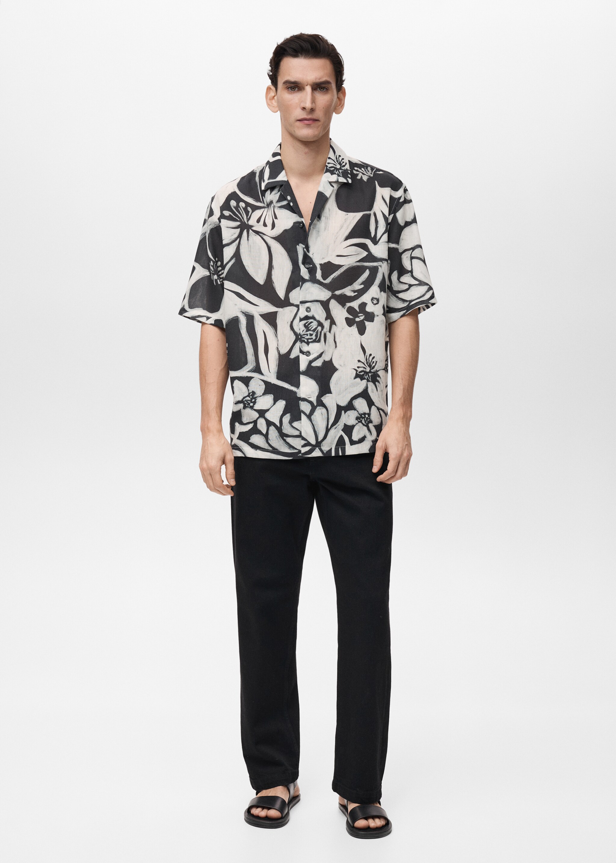 Floral print shirt - General plane