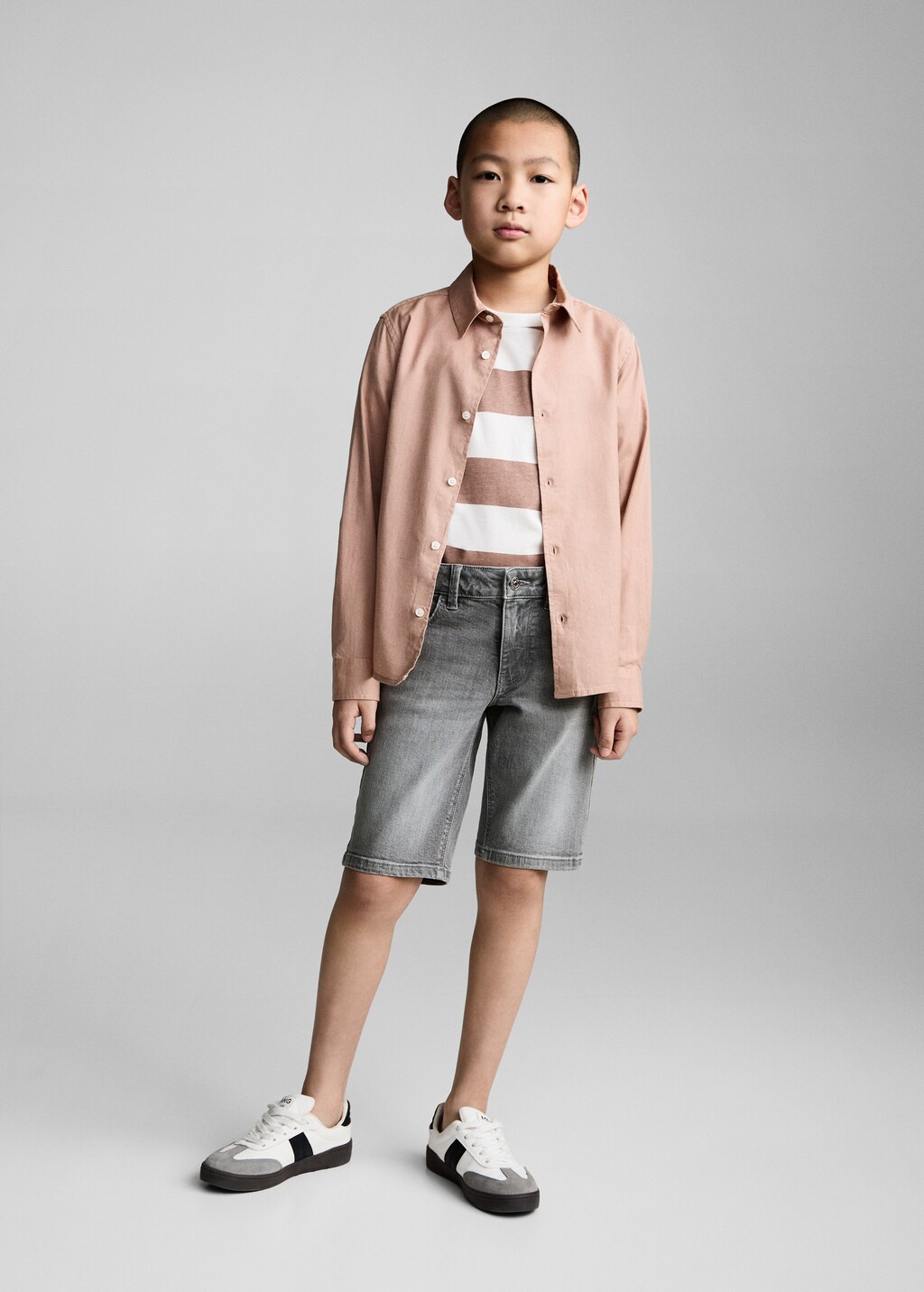 Cotton and linen shirt