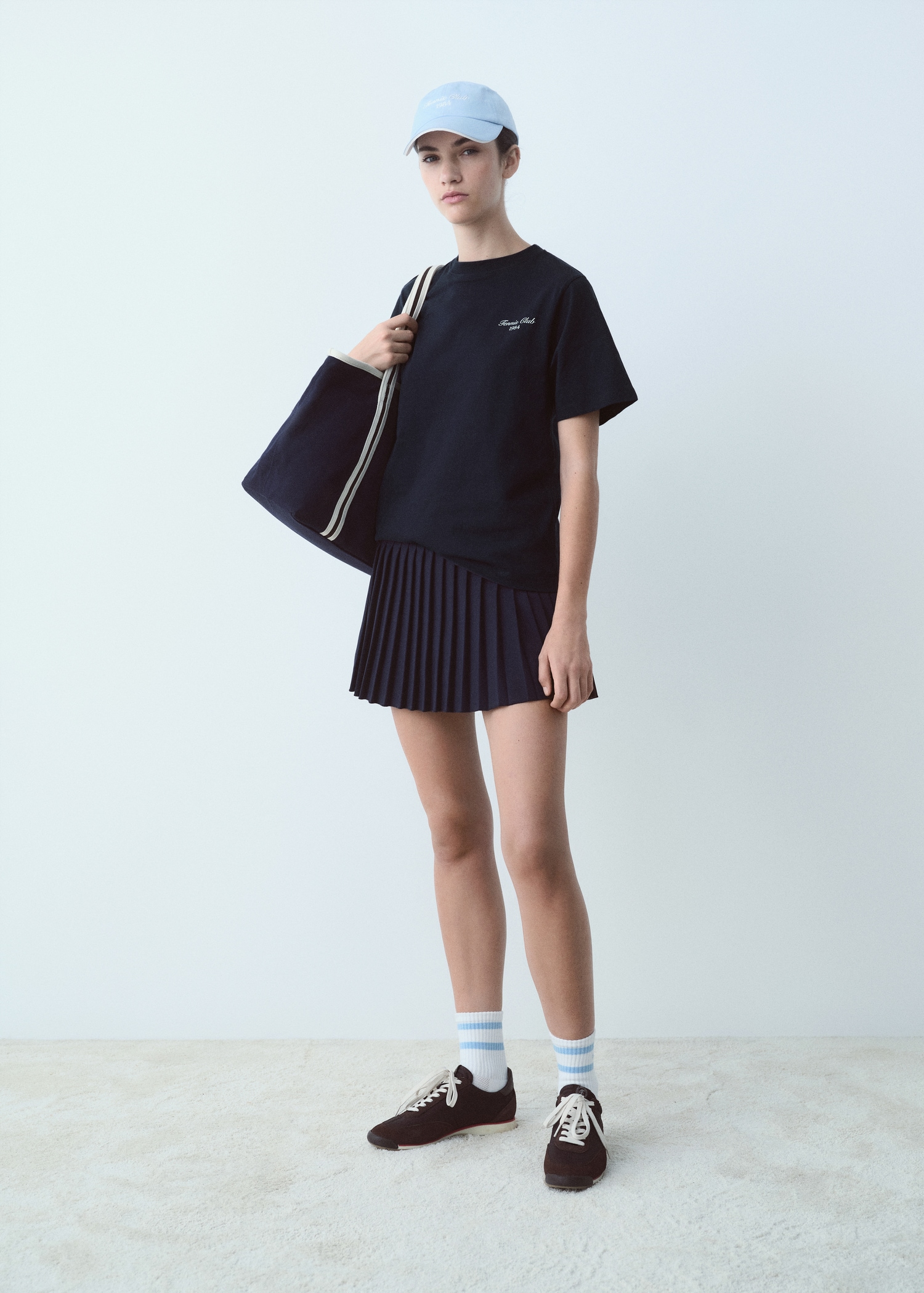 T-shirt coton message imprimé - Plan général