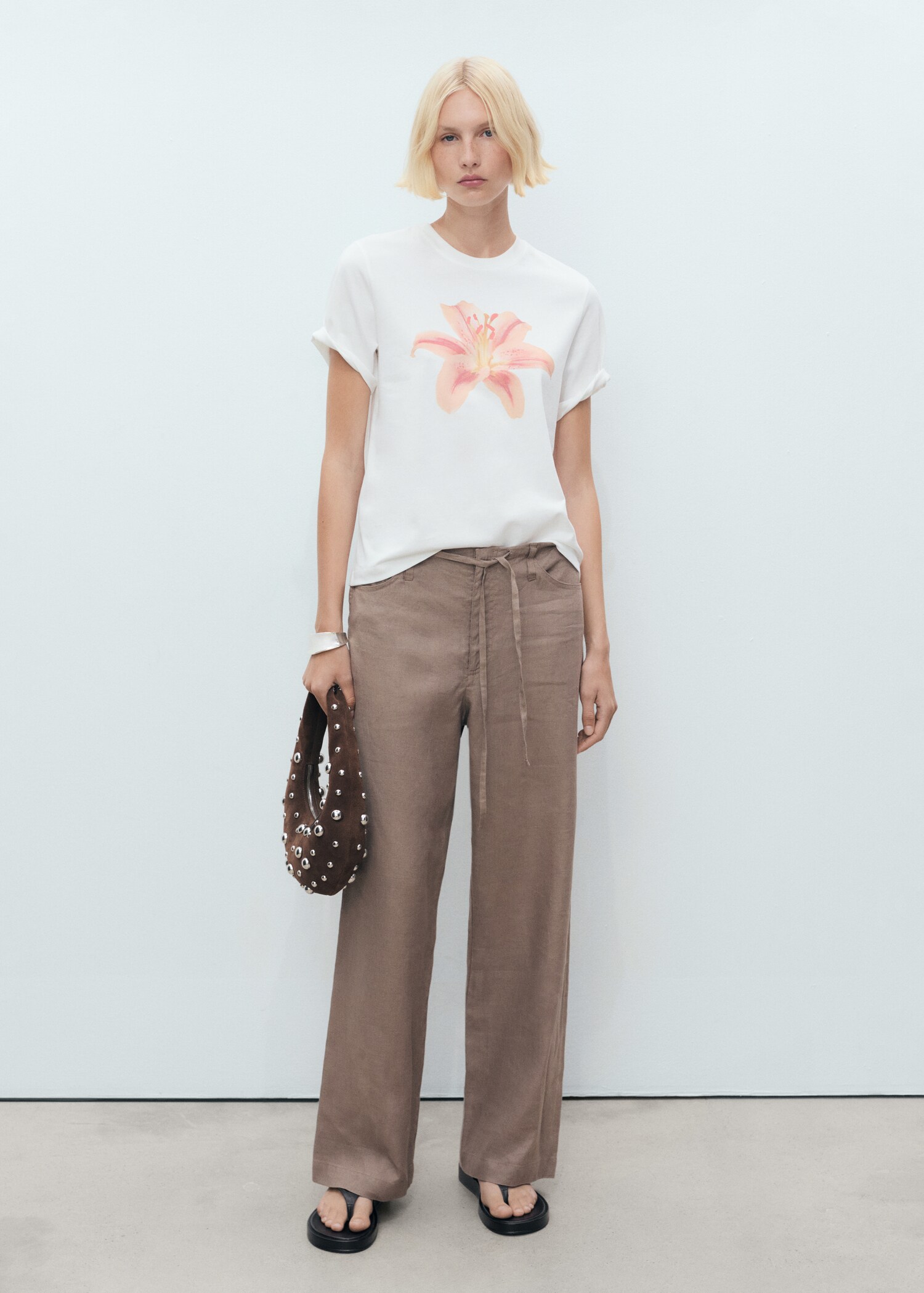 Floral print T-shirt - General plane
