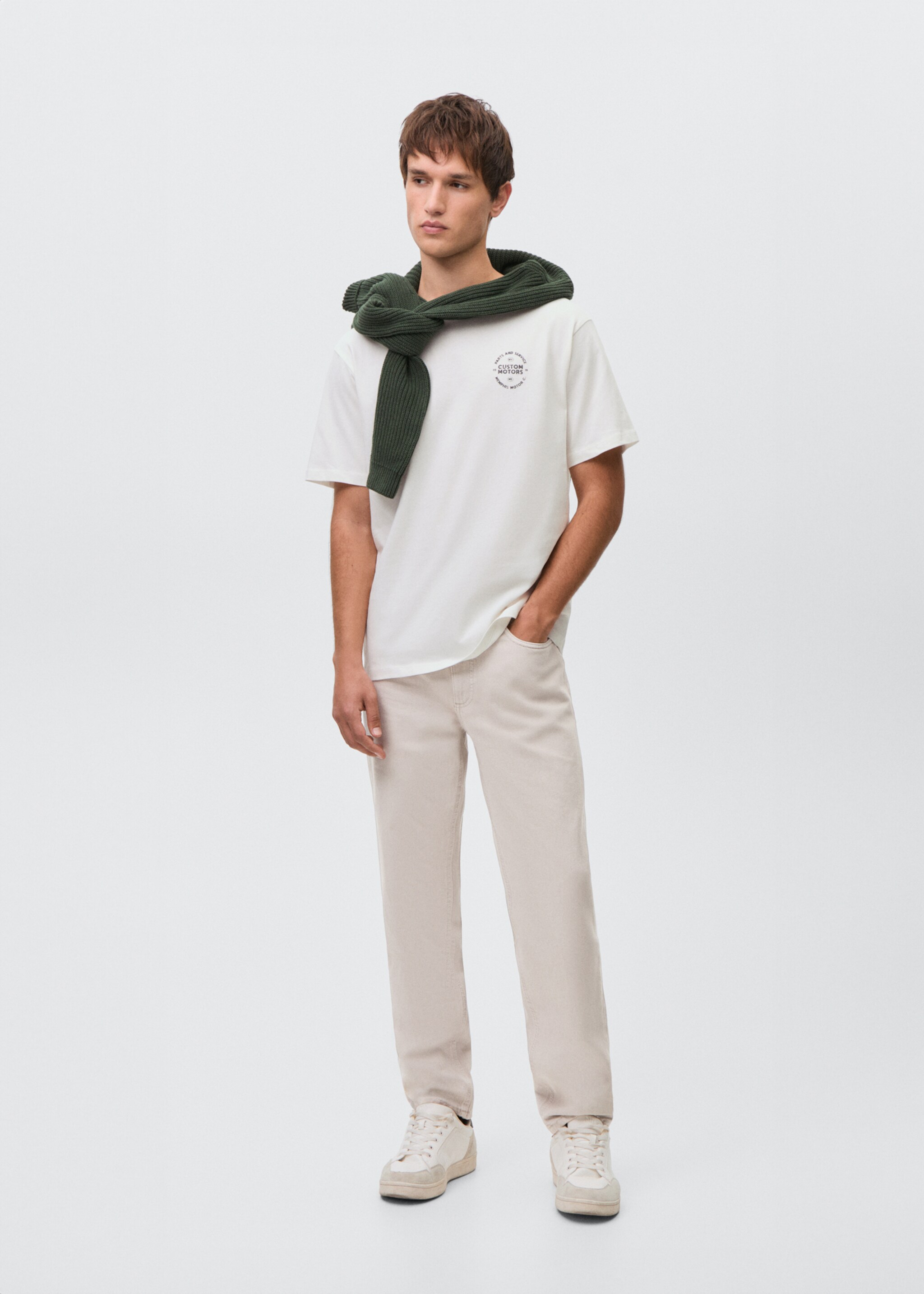 Short-sleeved printed t-shirt - General plane