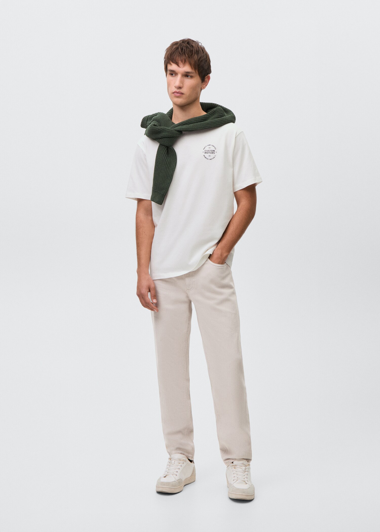 Short-sleeved printed t-shirt - General plane