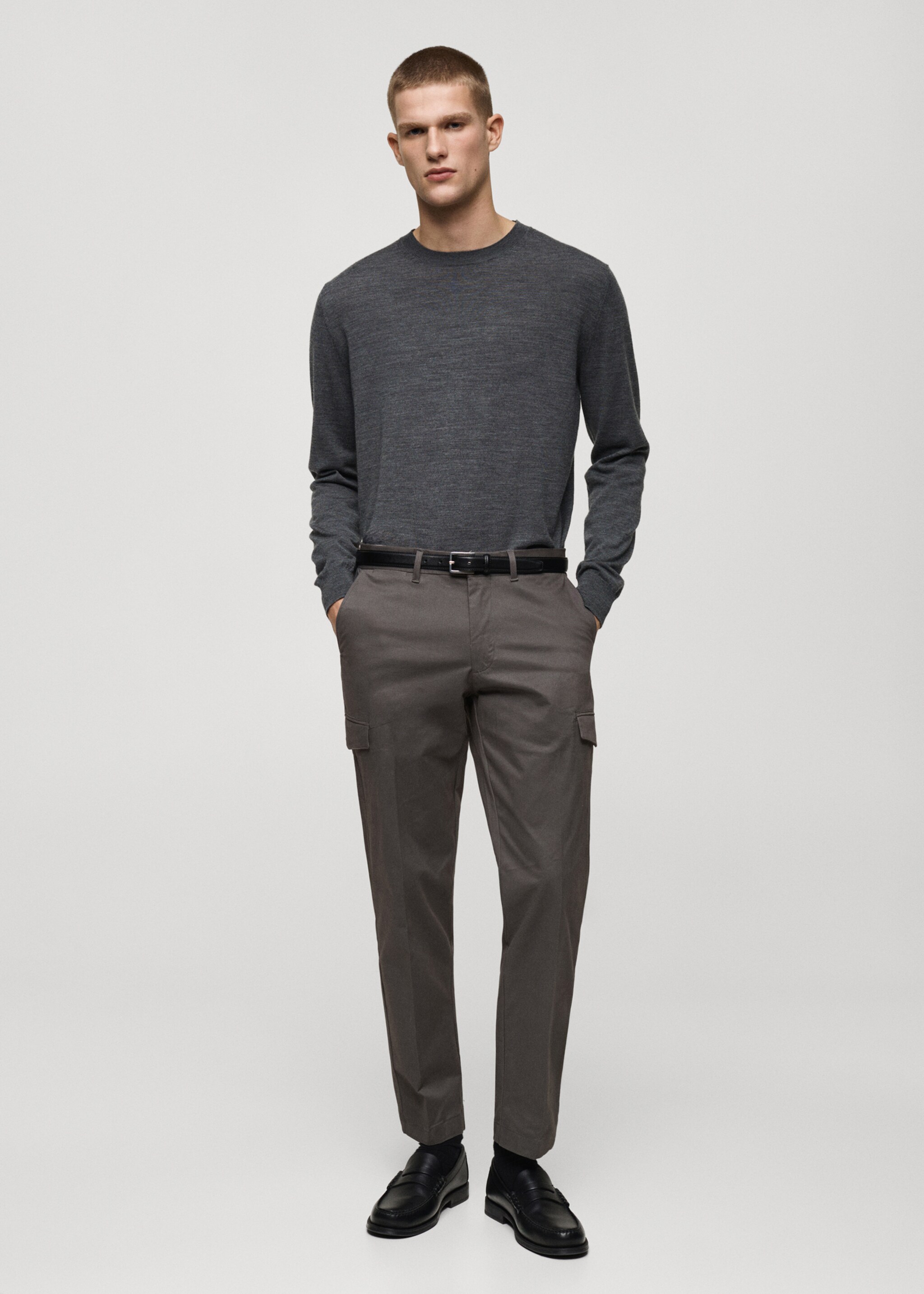 Pantalon cargo coton regular-fit - Plan général
