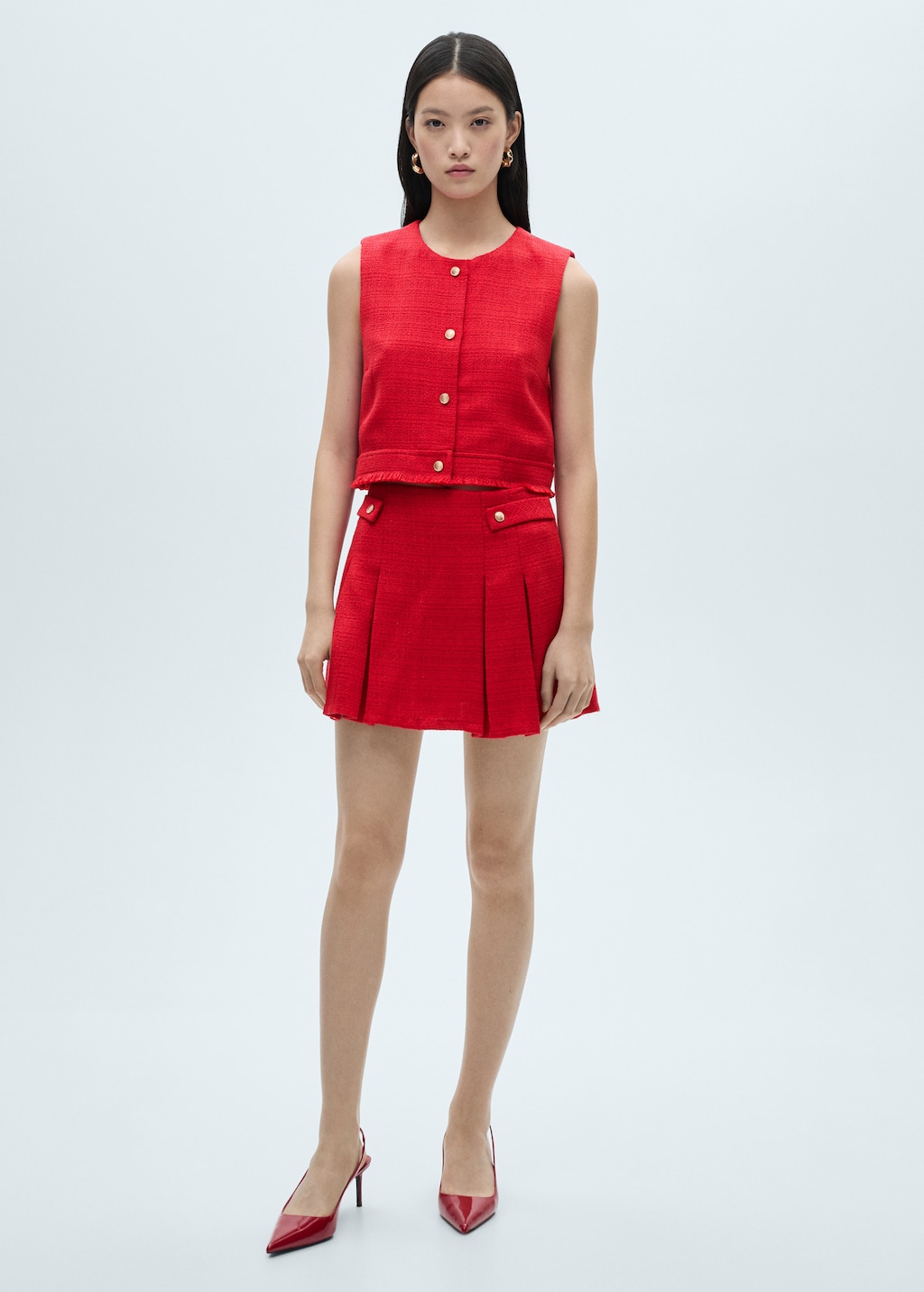 ◎mangomanyplease◎ WID TWEED SKIRT MUSINSA | MANGO MANY PLEASE WID TWEED SKIRT