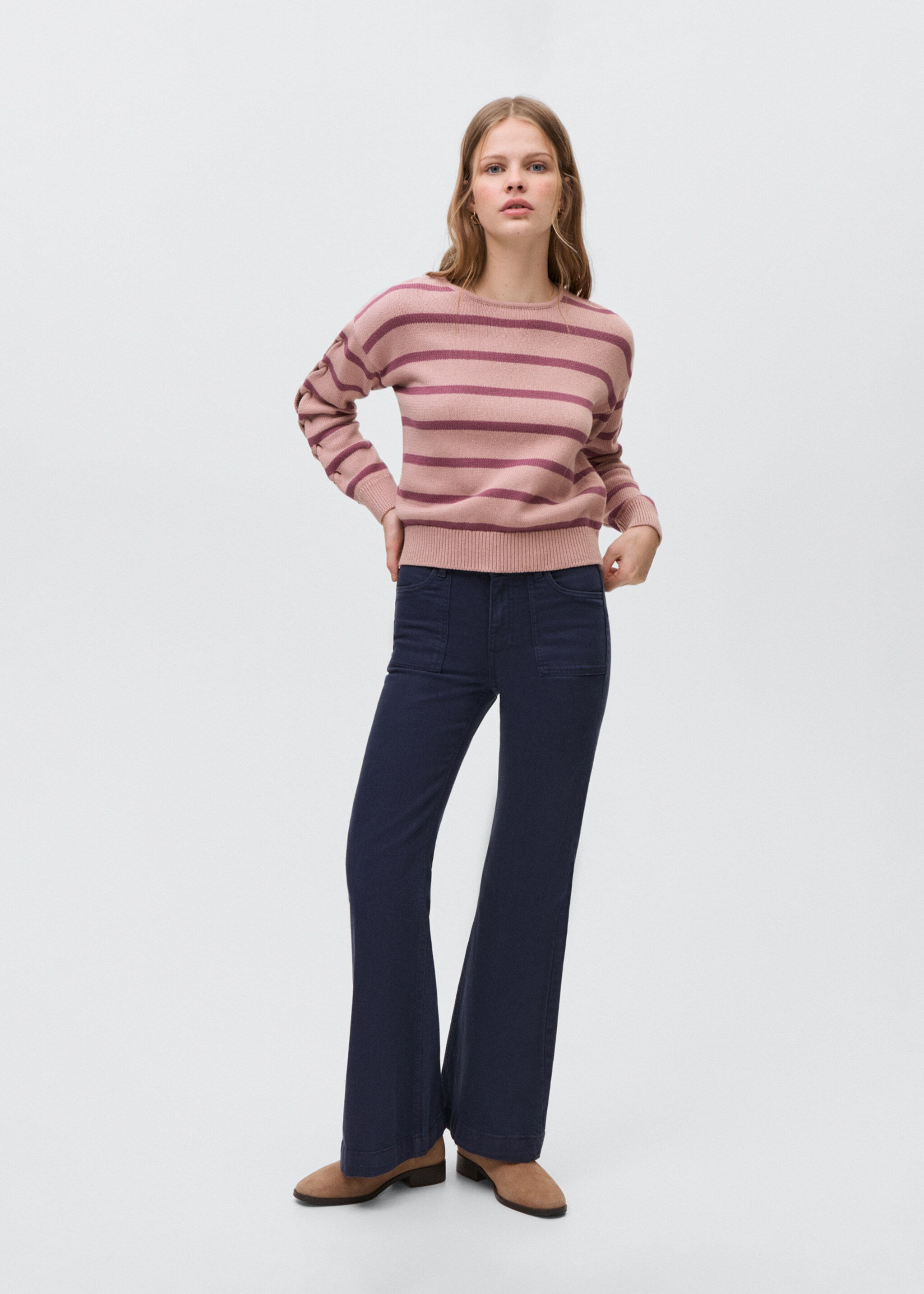 Pullover maglia a righe - Piano generale
