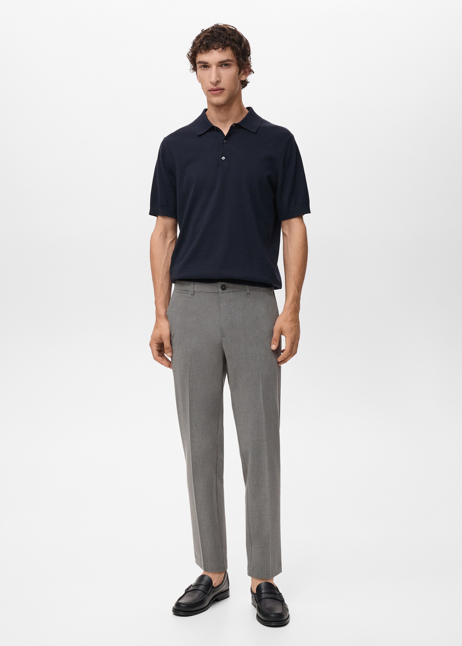 Pantalón Bologna slim cropped comfort stretch - Plano general