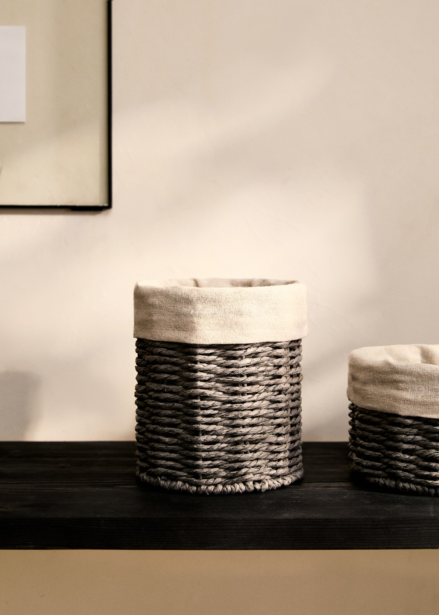 Medium round paper basket - General plane