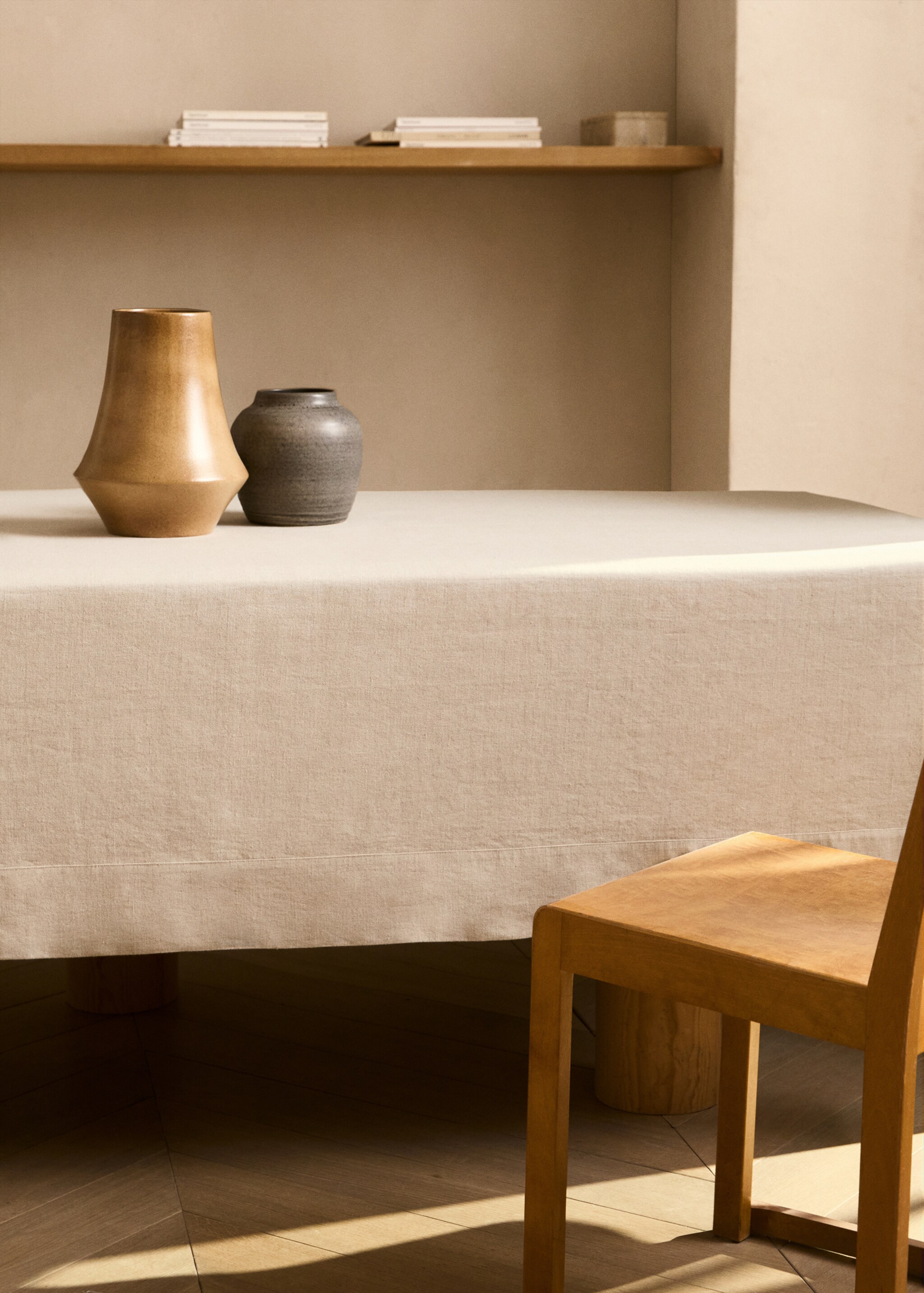 Tischdecke aus Leinen für 6  bis 8 Tischgäste - Allgemeine Ansicht