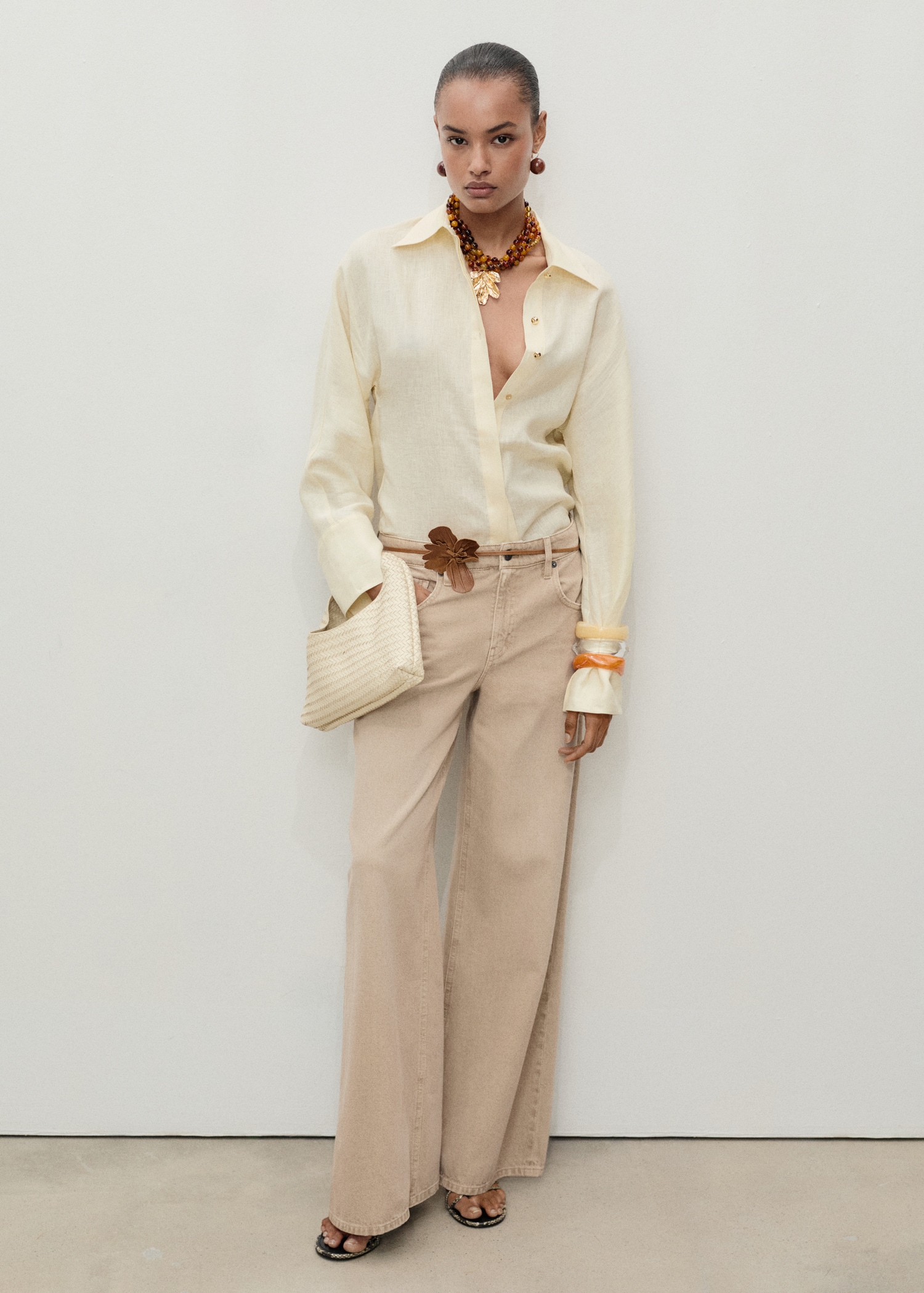 Low waist wideleg jeans - General plane