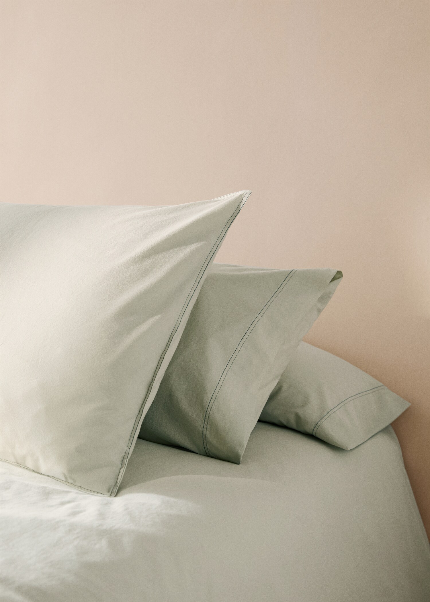 Children's washed cotton double-stitched pillowcase 60x60 cm - General plane
