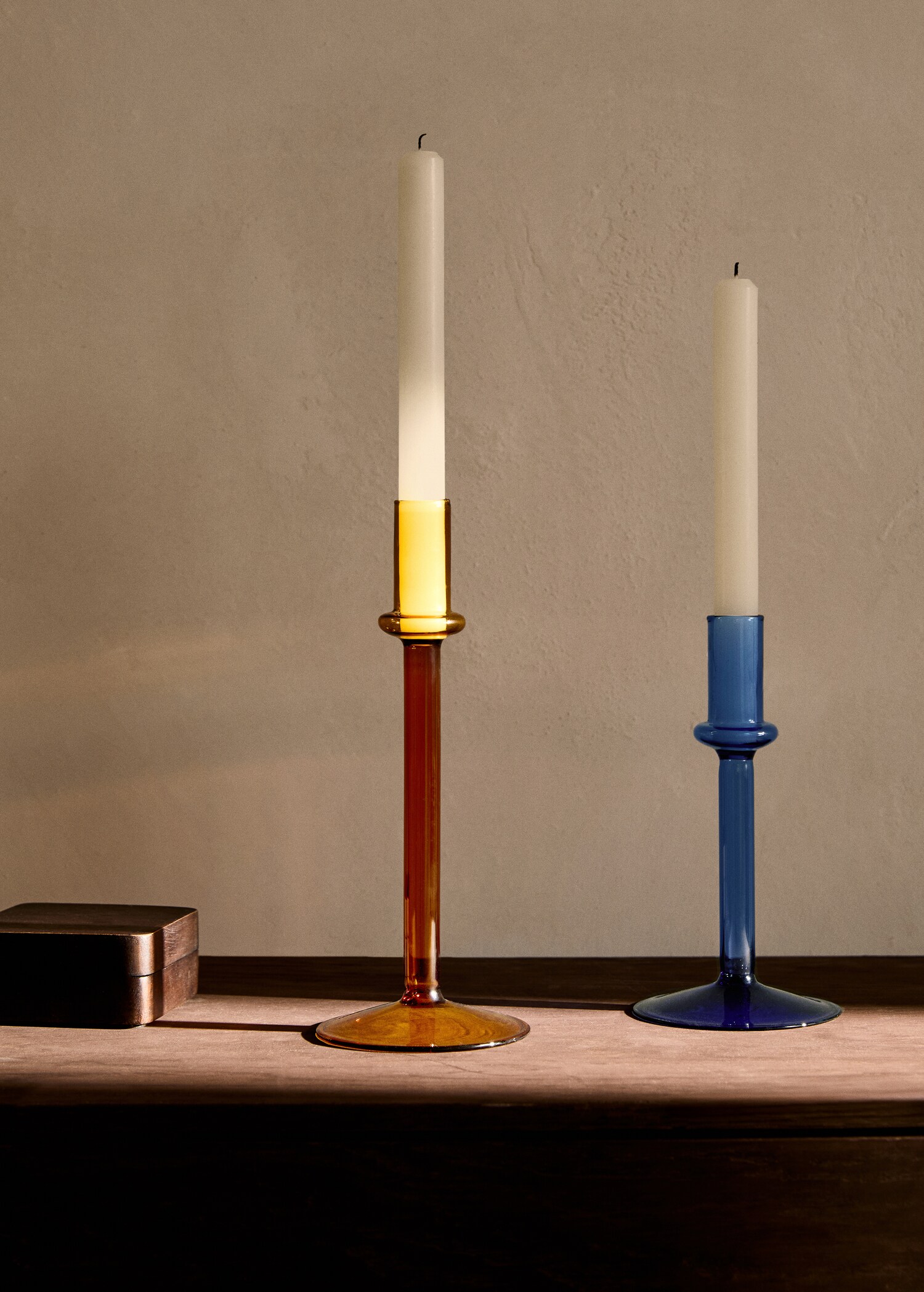 Large borosilicate candlestick - General plane