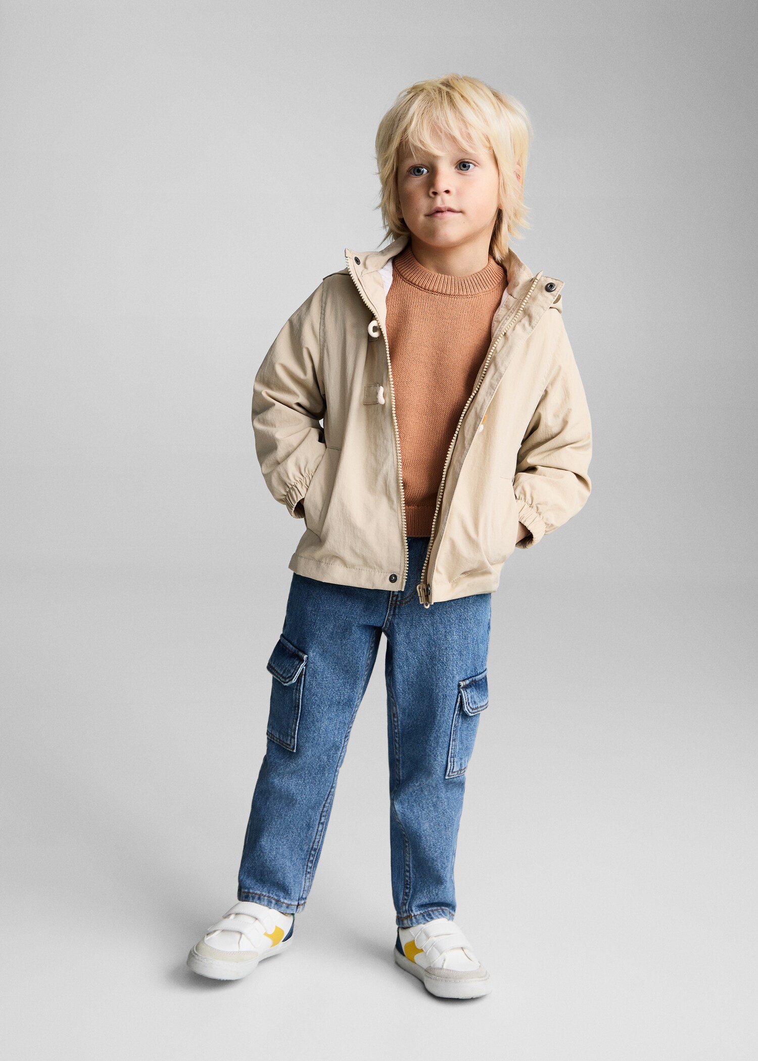 Duffle coat style anorak - General plane