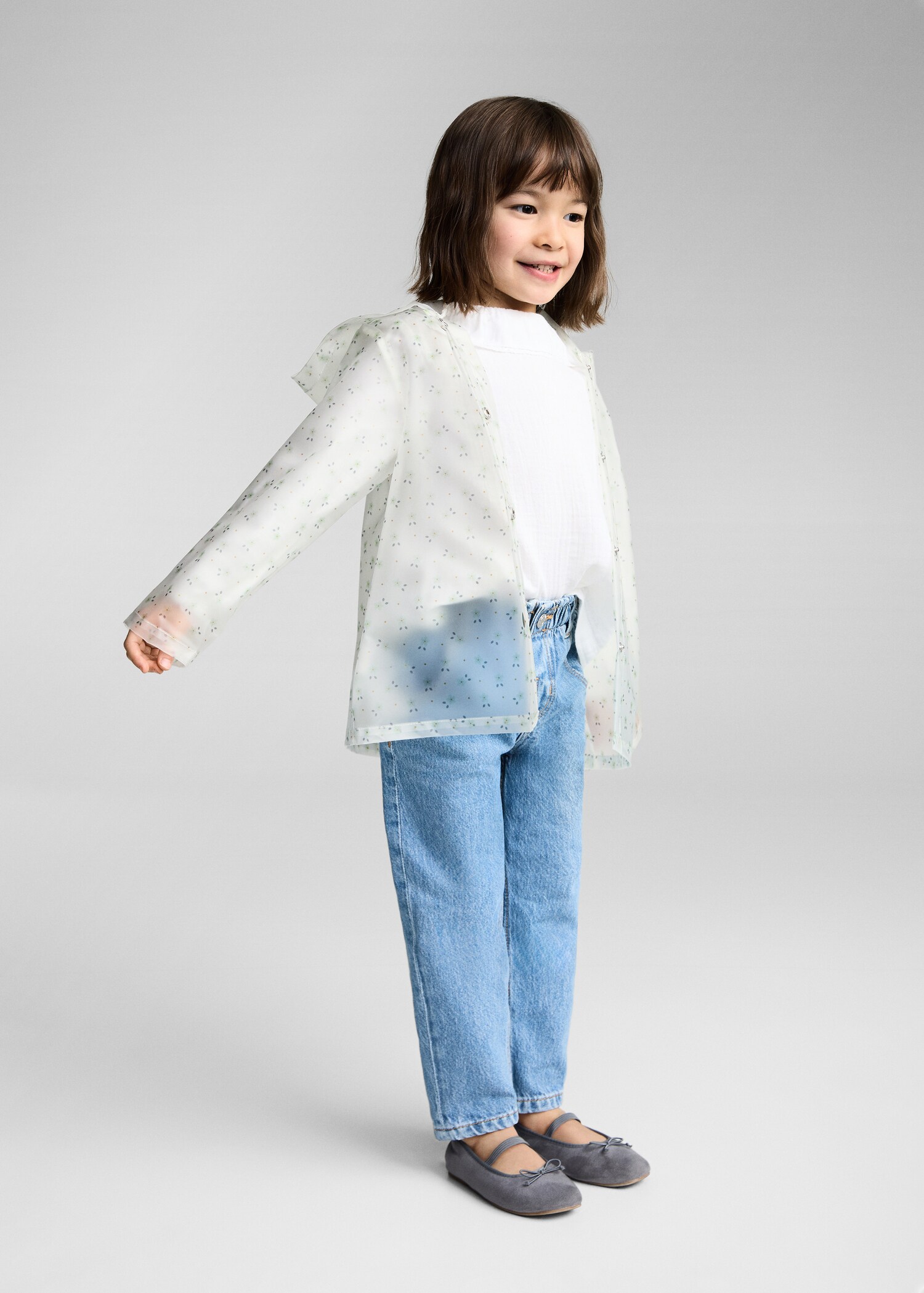 Veste imperméable transparente - Plan général