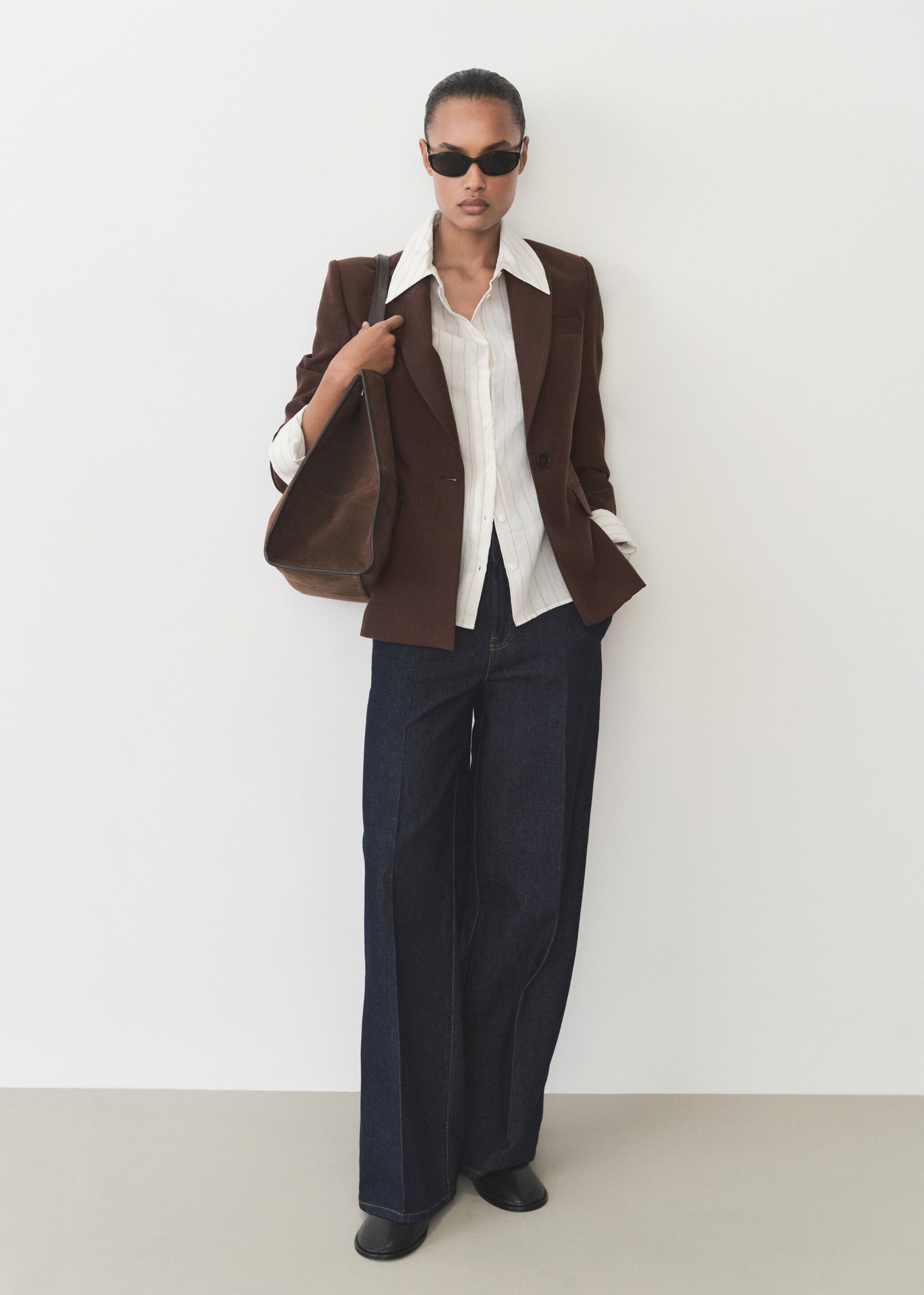Lyocell-Blazer tailliert - Allgemeine Ansicht