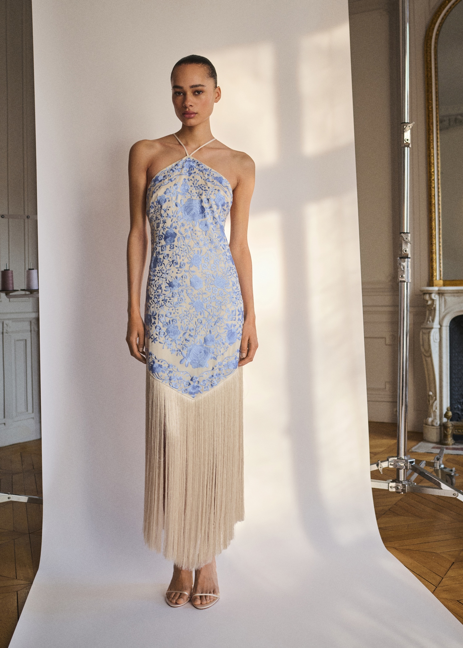 Flores Vestidos Mango Primavera Verano 2020 Vestido Moda De