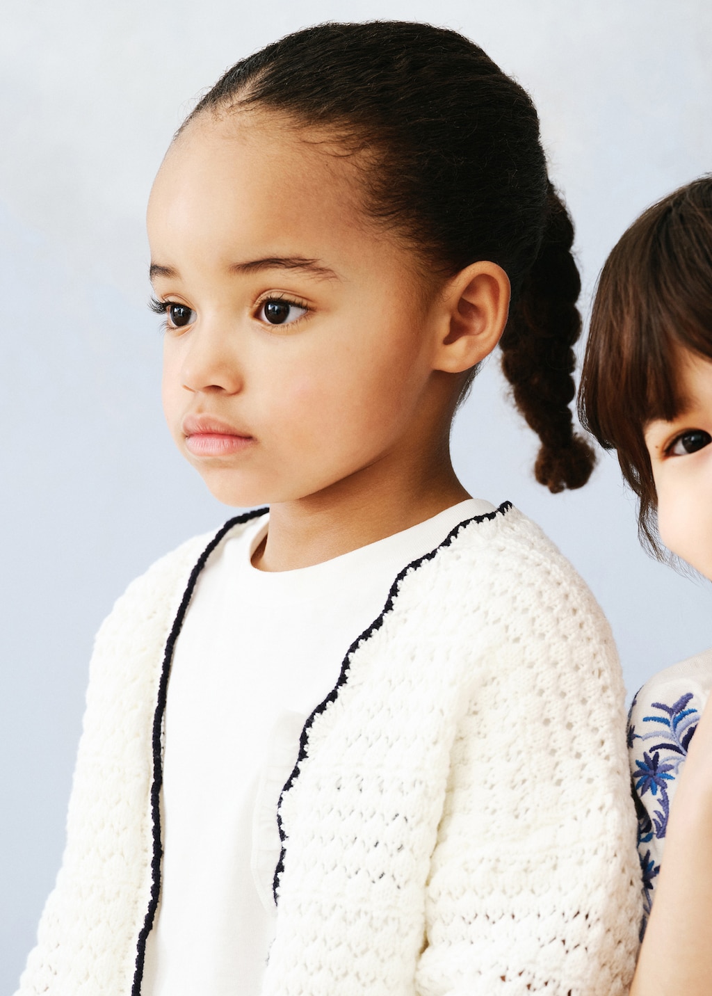 Contrast edge cardigan - Kids | MANGO USA