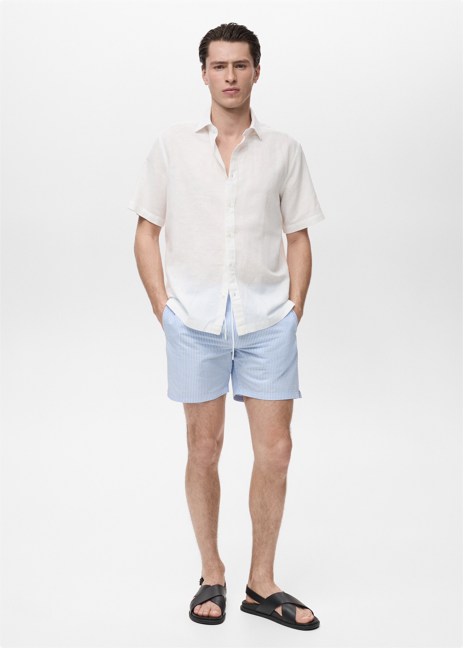 Seersucker swimming trunks - General plane