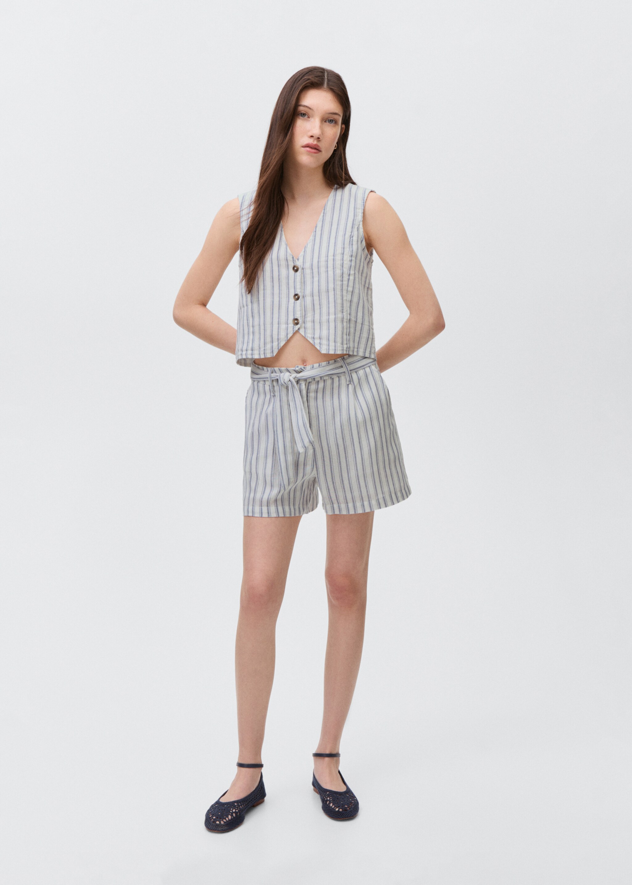 Short rayures coton - Plan général