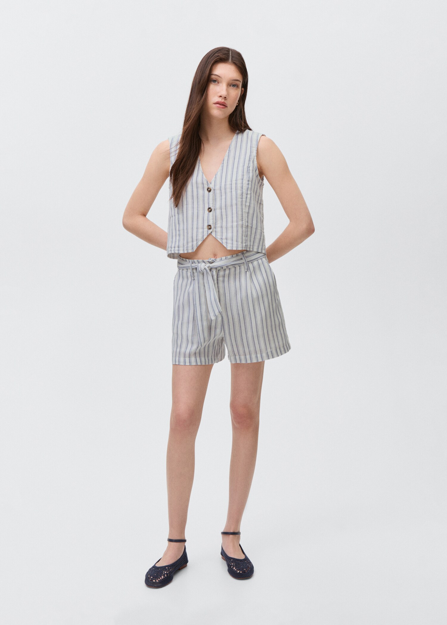 Short rayures coton - Plan général