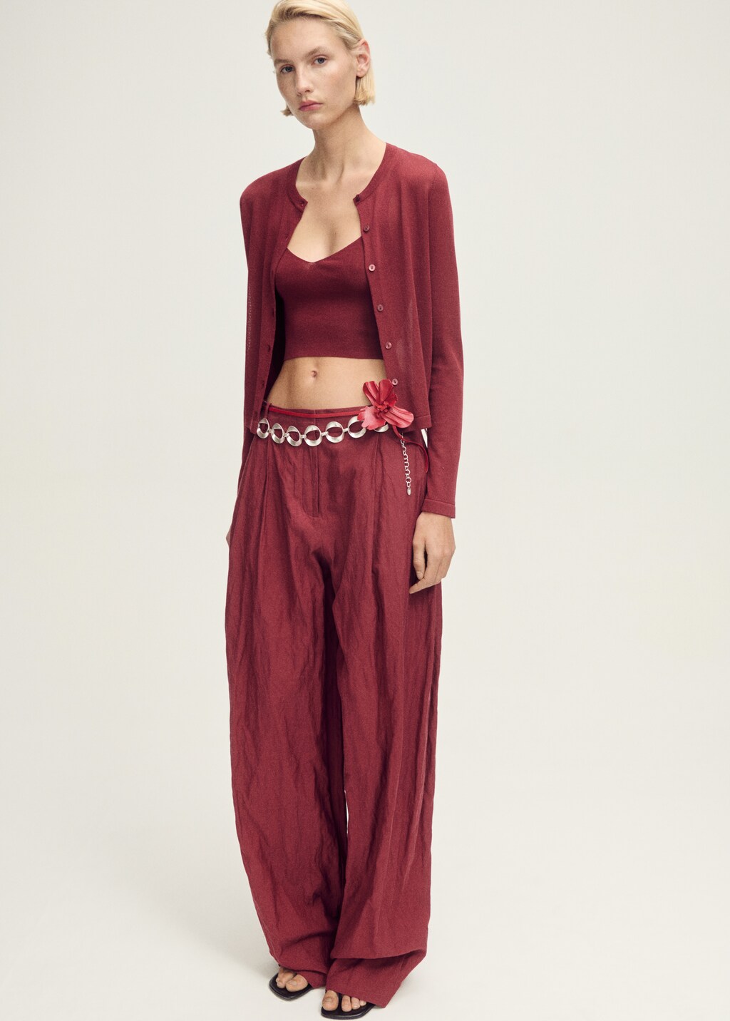 Mango Fine-knit straight-fit cardigan thumbnail