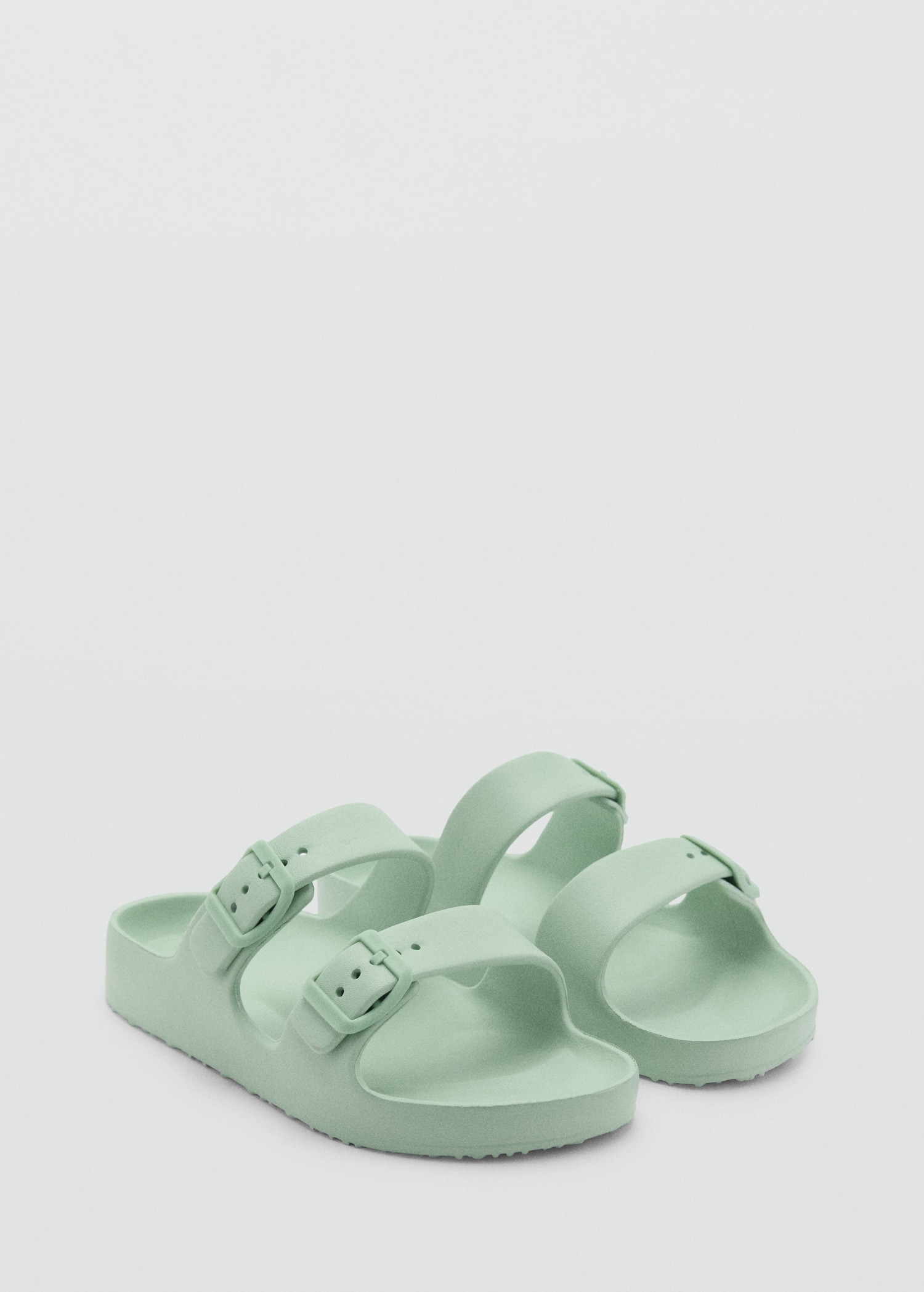 Flip-flops with buckle straps - Main Image